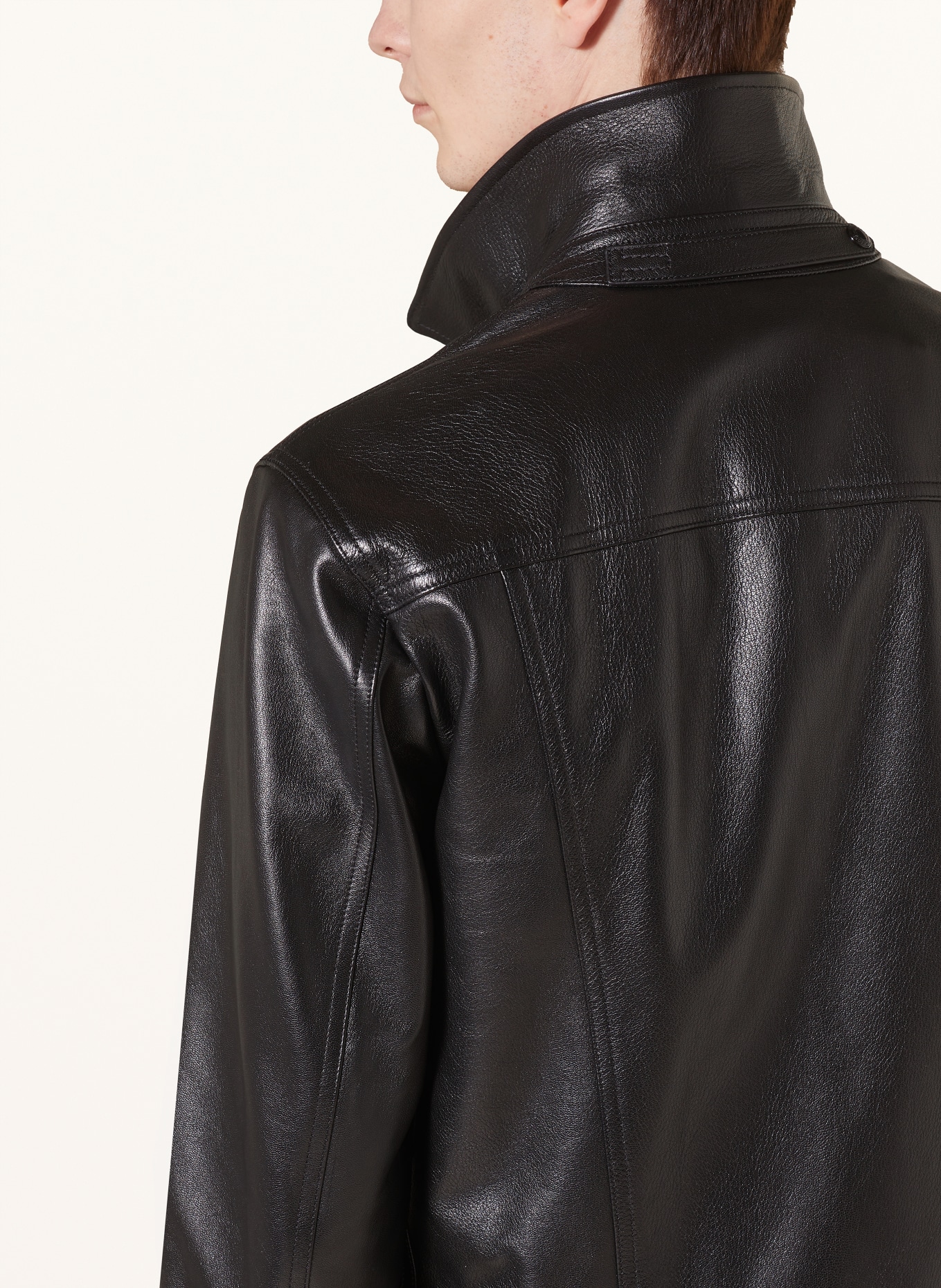 TOM FORD Leather jacket, Color: BLACK (Image 5)