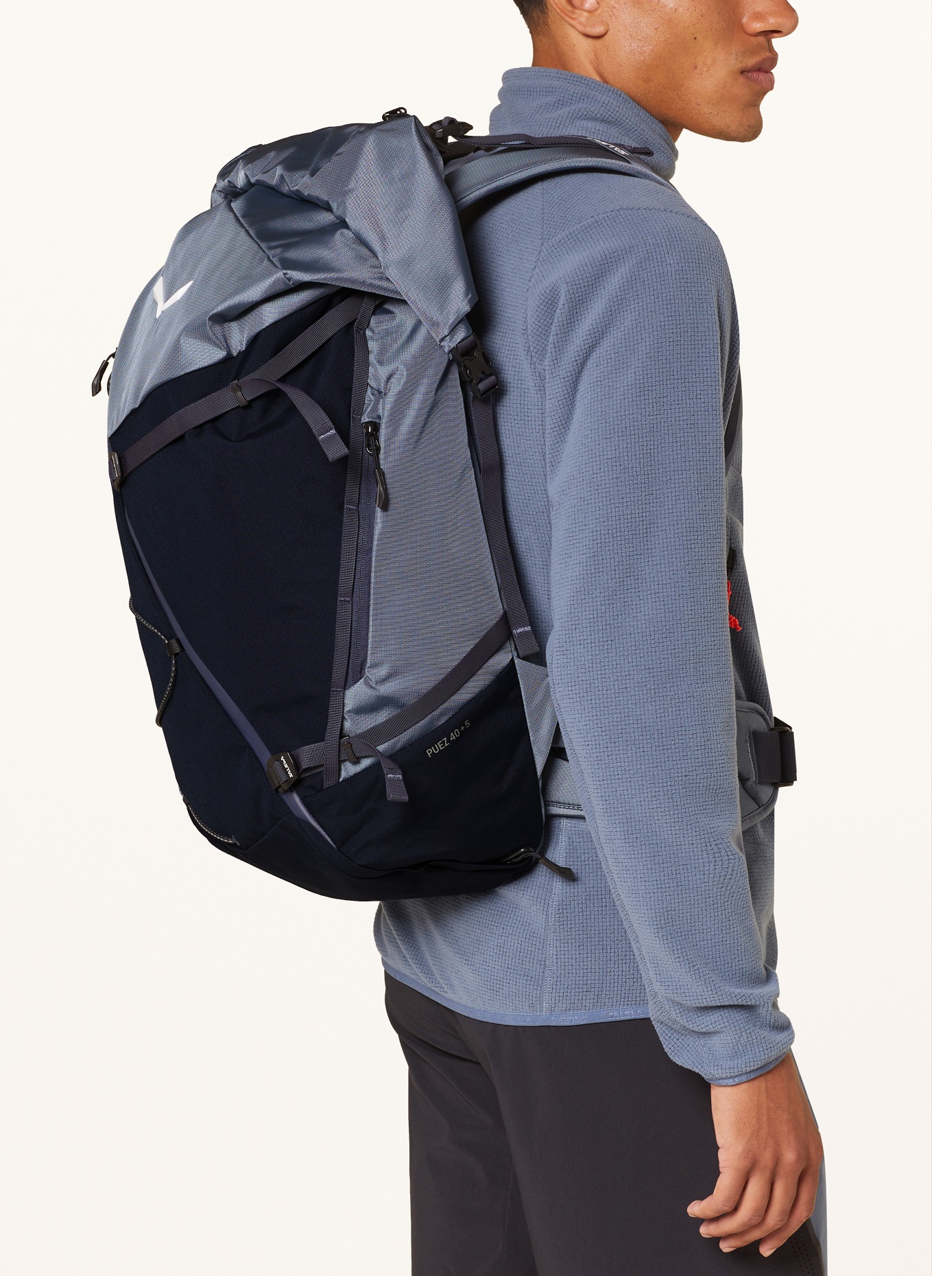 SALEWA Backpack PUEZ 40 + 5 l, Color: DARK BLUE/ BLUE (Image 4)