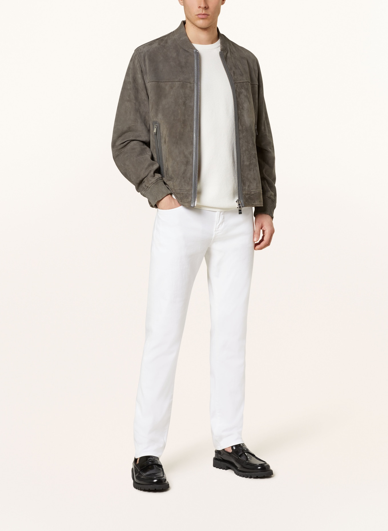 BOSS Jeans DELAWARE slim Fit, Color: 100 WHITE (Image 2)