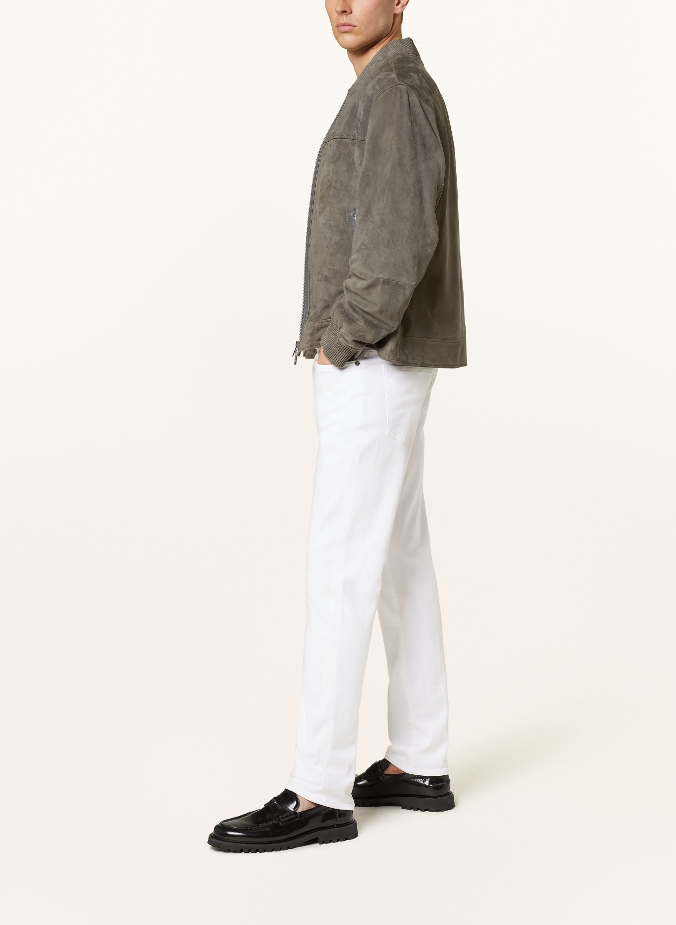 BOSS Jeans DELAWARE slim Fit, Color: 100 WHITE (Image 4)