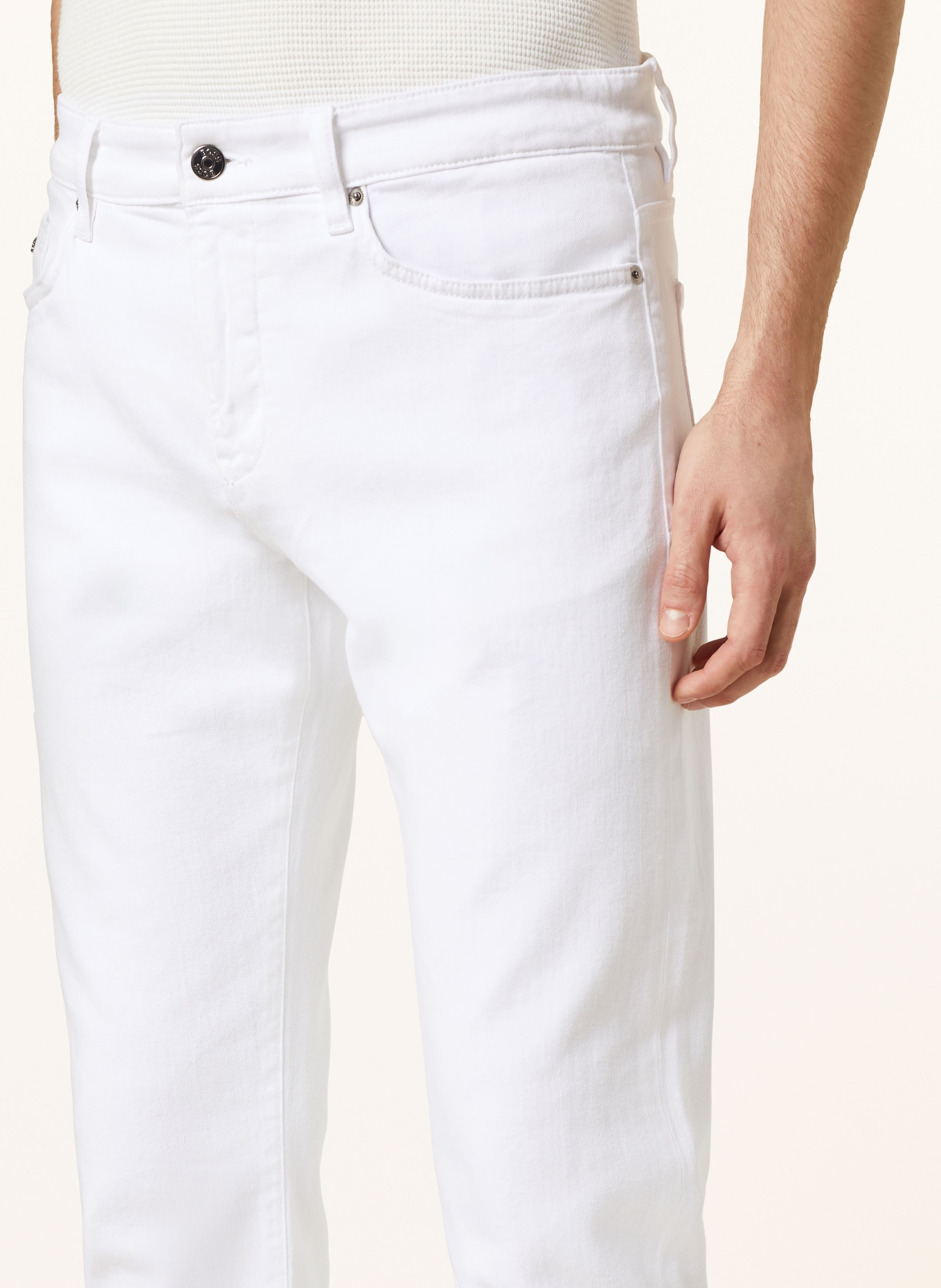 BOSS Jeans DELAWARE slim Fit, Color: 100 WHITE (Image 5)