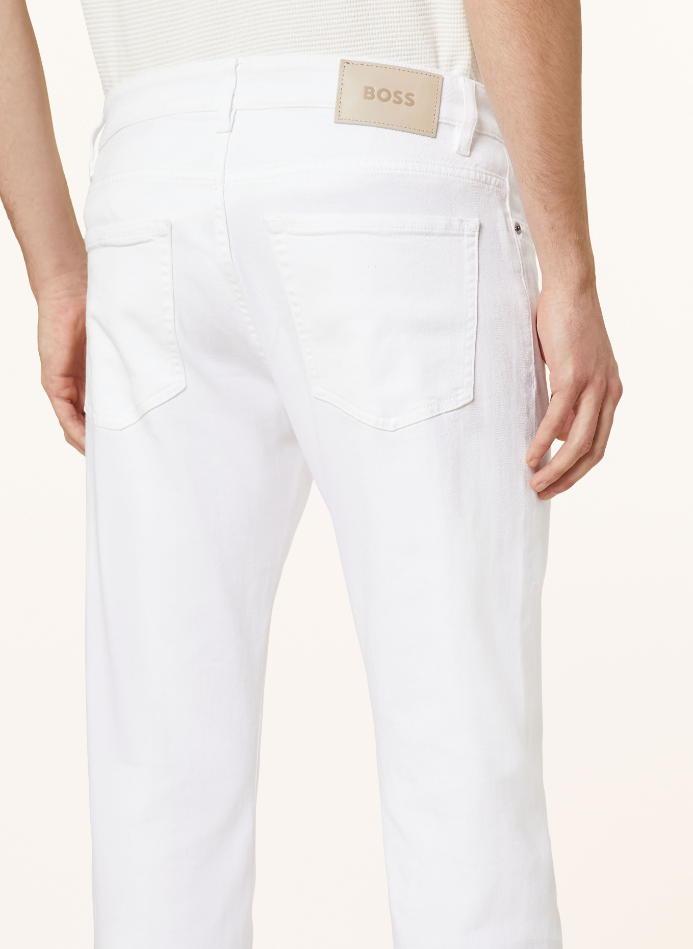 BOSS Jeans DELAWARE slim Fit, Color: 100 WHITE (Image 6)