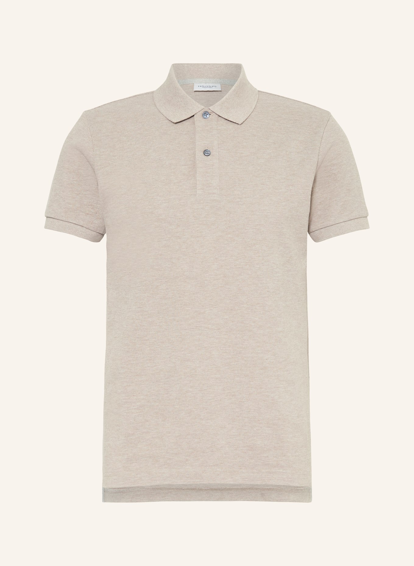 PROFUOMO Piqué-Poloshirt, Farbe: BEIGE (Bild 1)