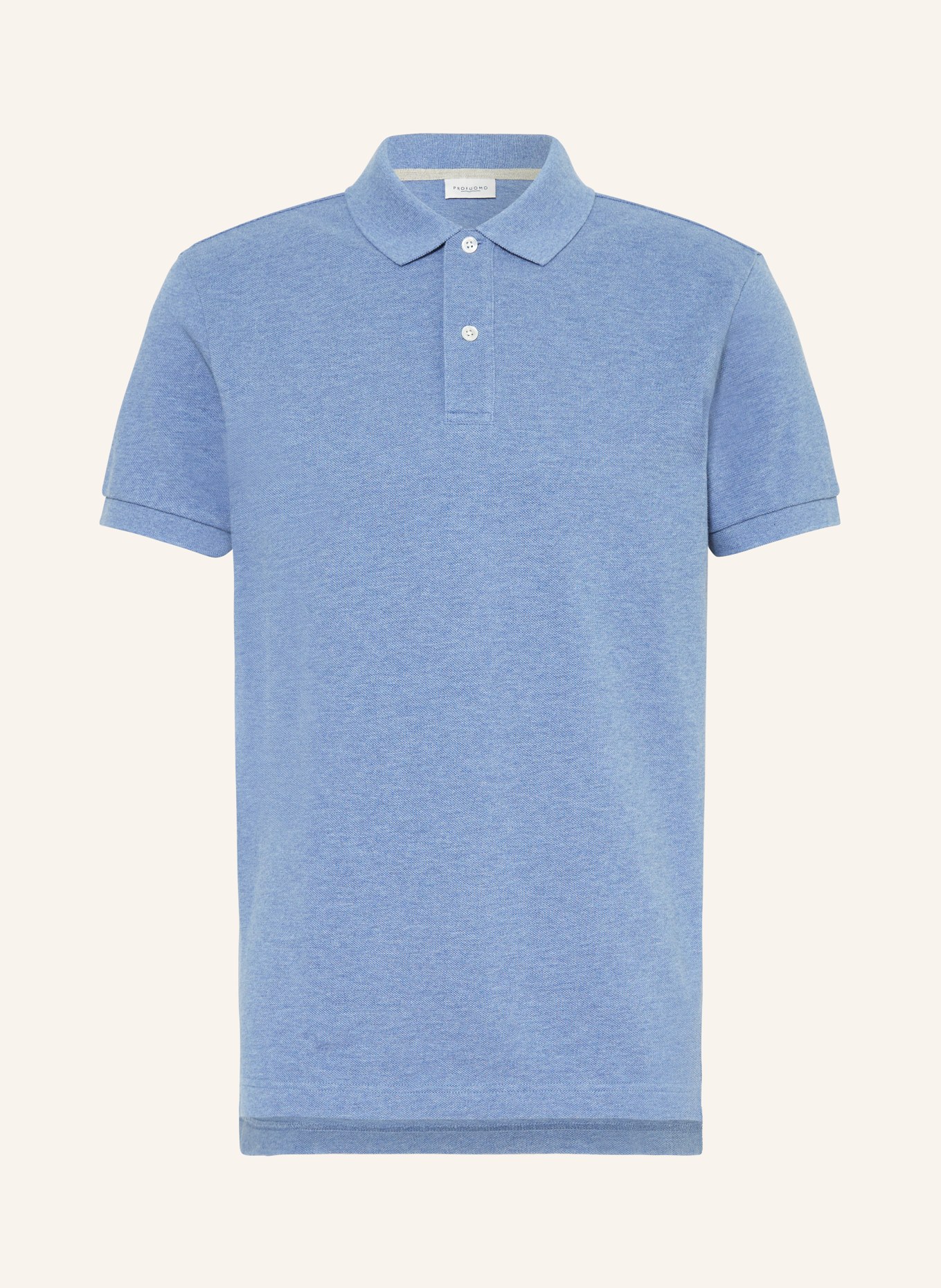 PROFUOMO Piqué-Poloshirt, Farbe: BLAU (Bild 1)