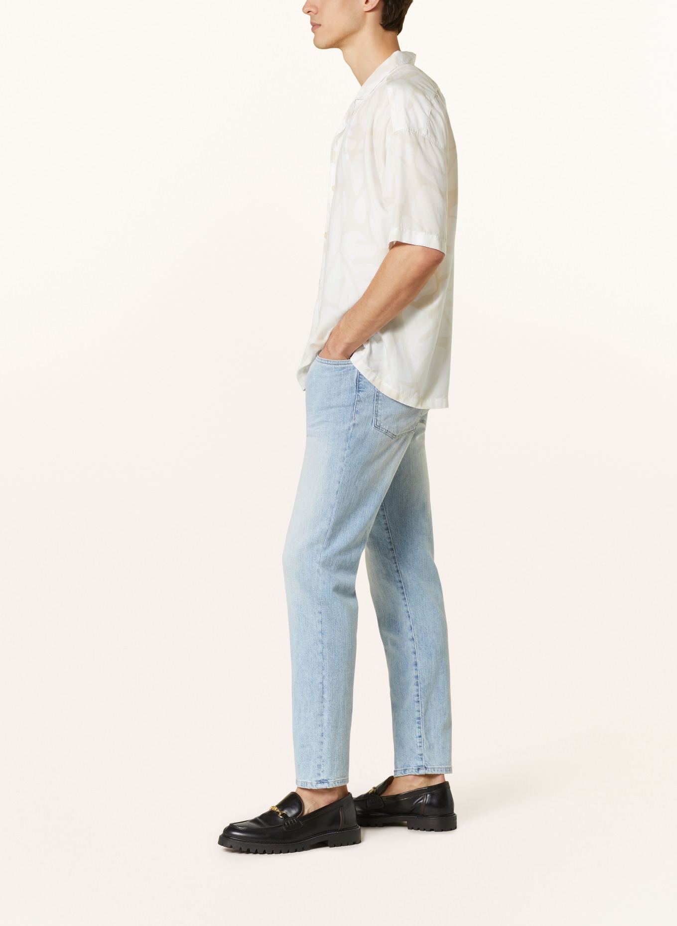 BOSS Jeans RE.MAINE Regular Fit, Farbe: 459 LIGHT/PASTEL BLUE (Bild 4)
