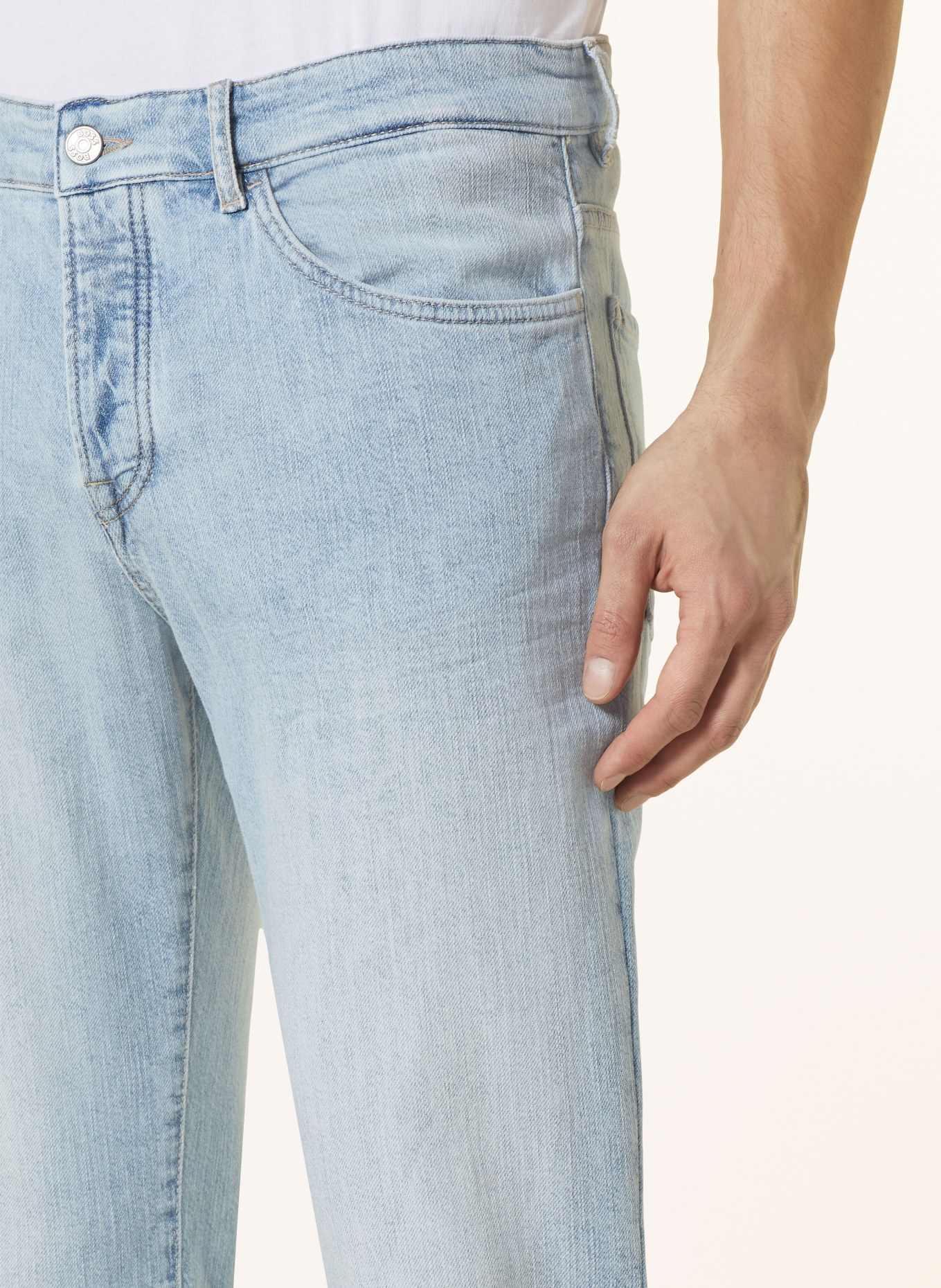 BOSS Jeans RE.MAINE Regular Fit, Farbe: 459 LIGHT/PASTEL BLUE (Bild 5)