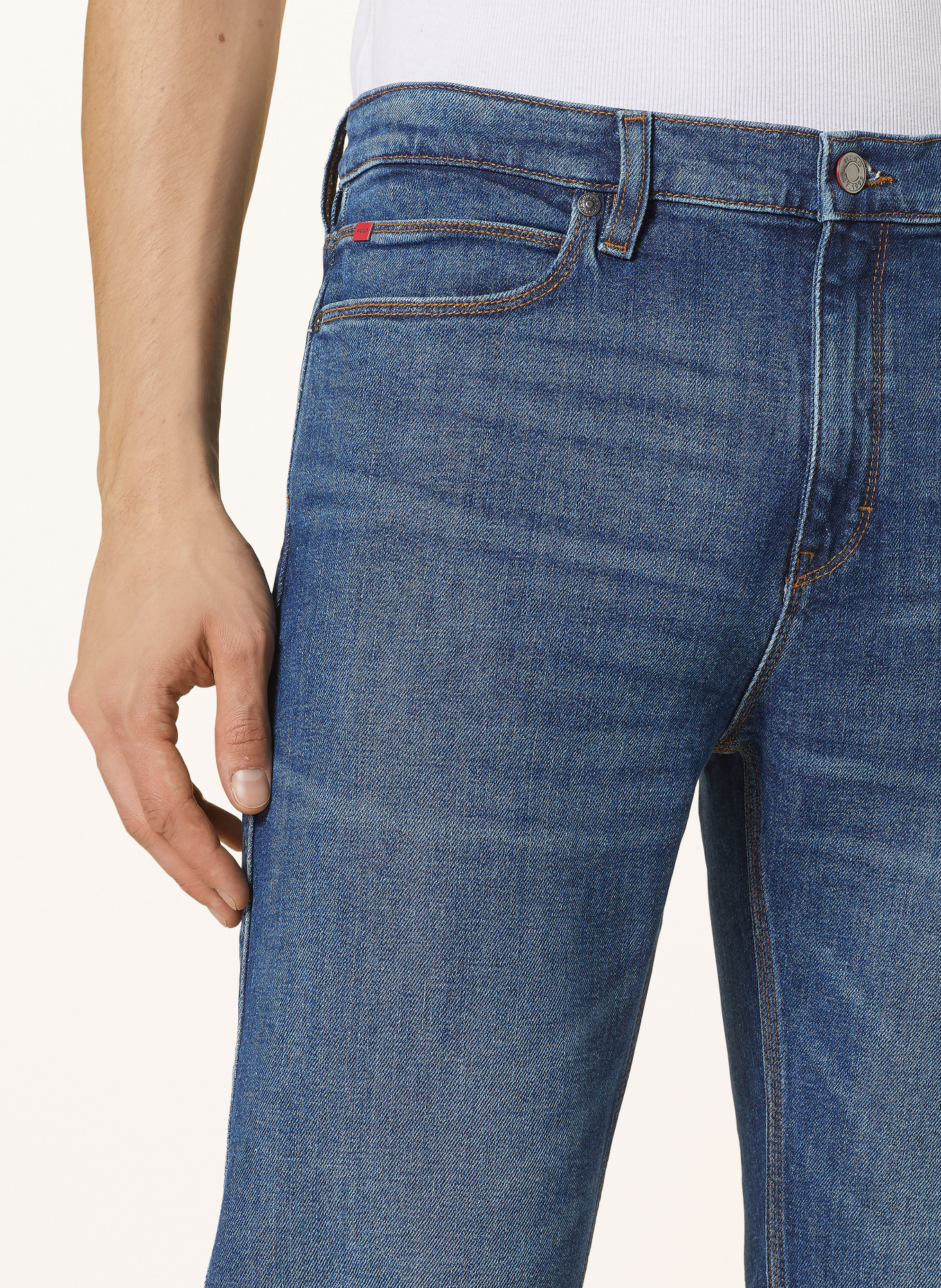 HUGO Jeans HUGO slim fit, Color: 420 MEDIUM BLUE (Image 5)
