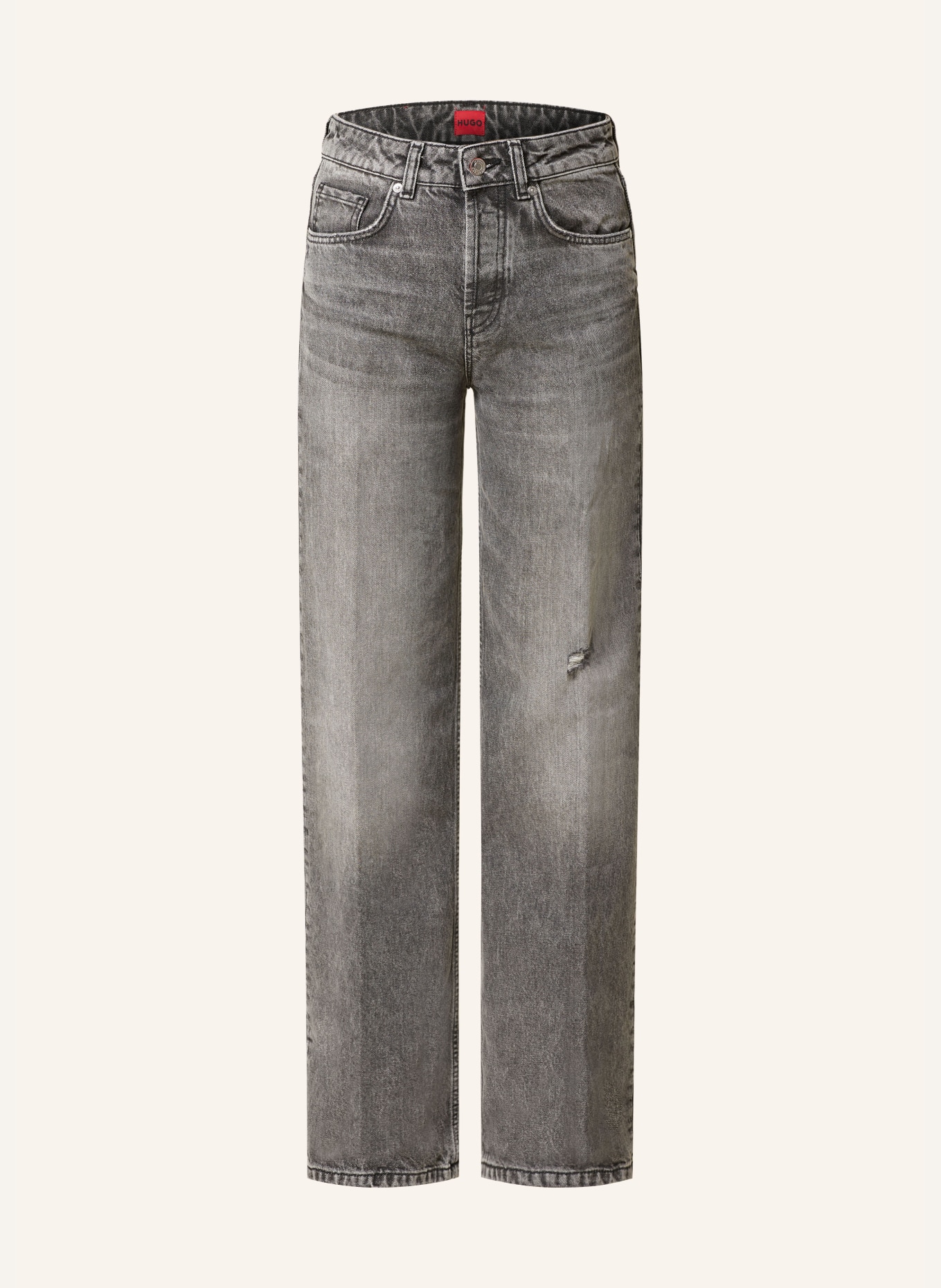 HUGO Straight jeans, Color: 028 DARK GREY (Image 1)