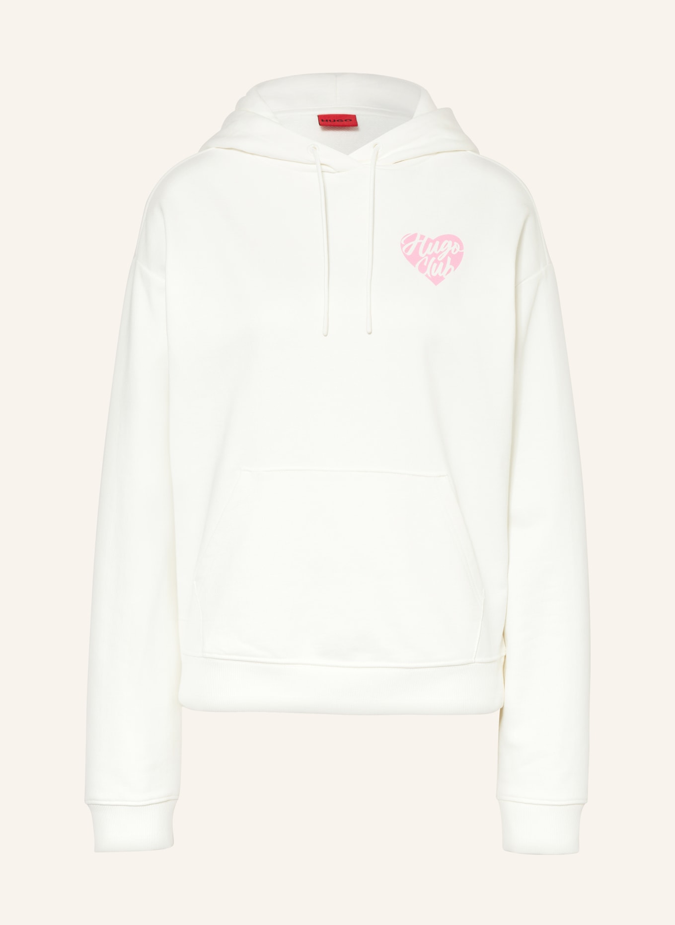 HUGO Hoodie DELFINIA, Farbe: CREME (Bild 1)