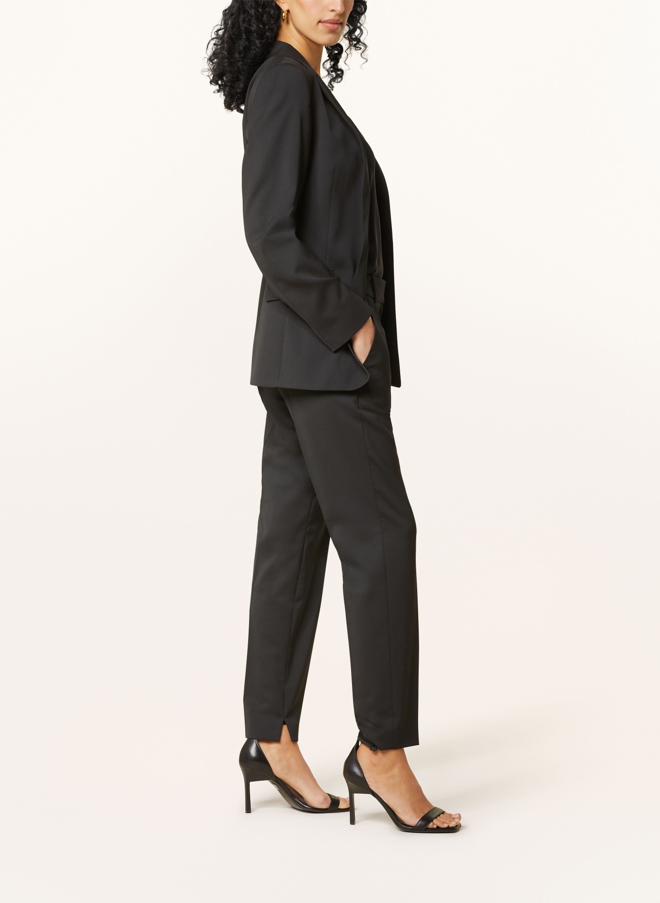 HUGO Trousers HETANA, Color: BLACK (Image 4)