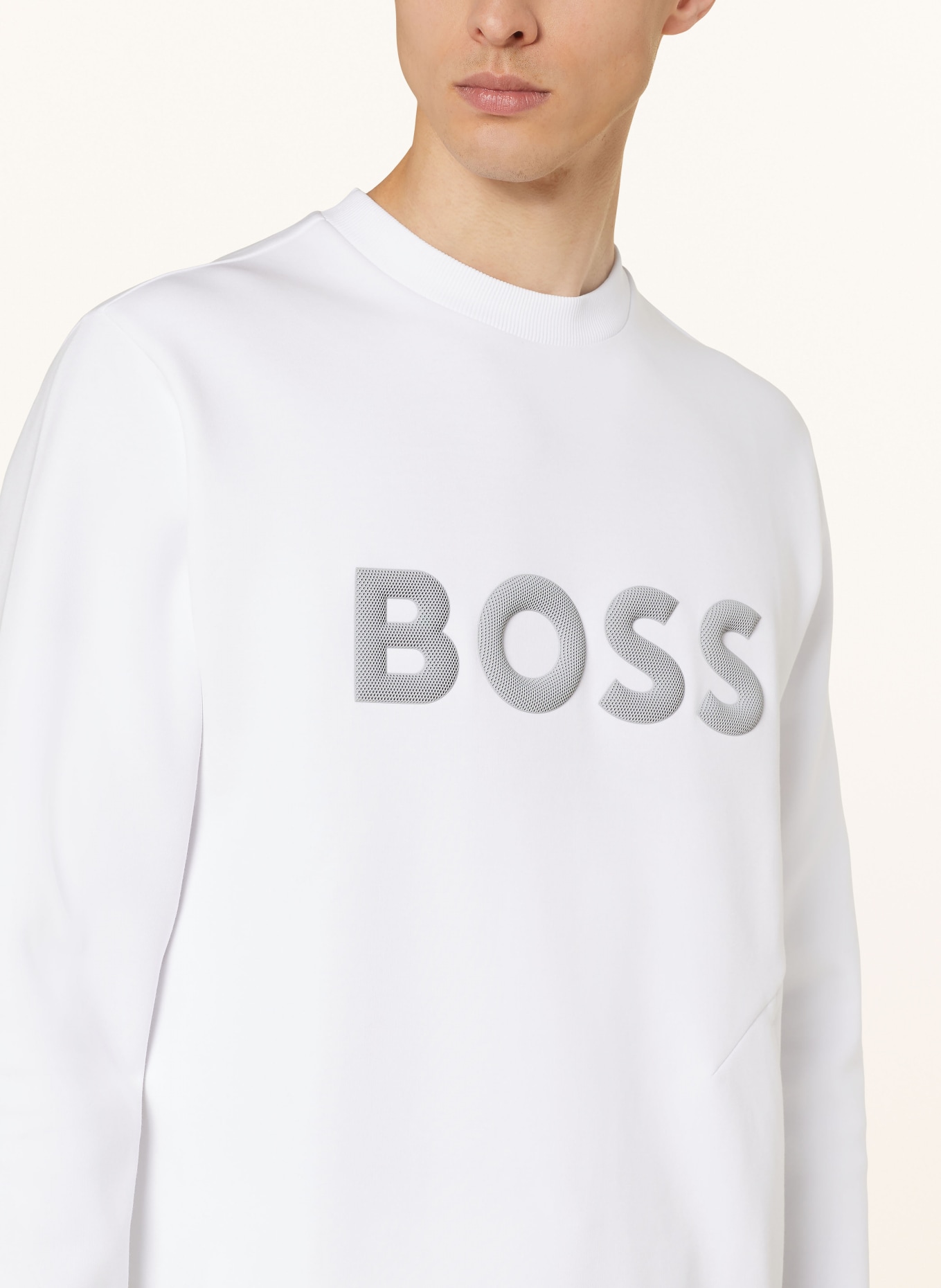 BOSS Sweatshirt SALBO, Color: WHITE (Image 4)