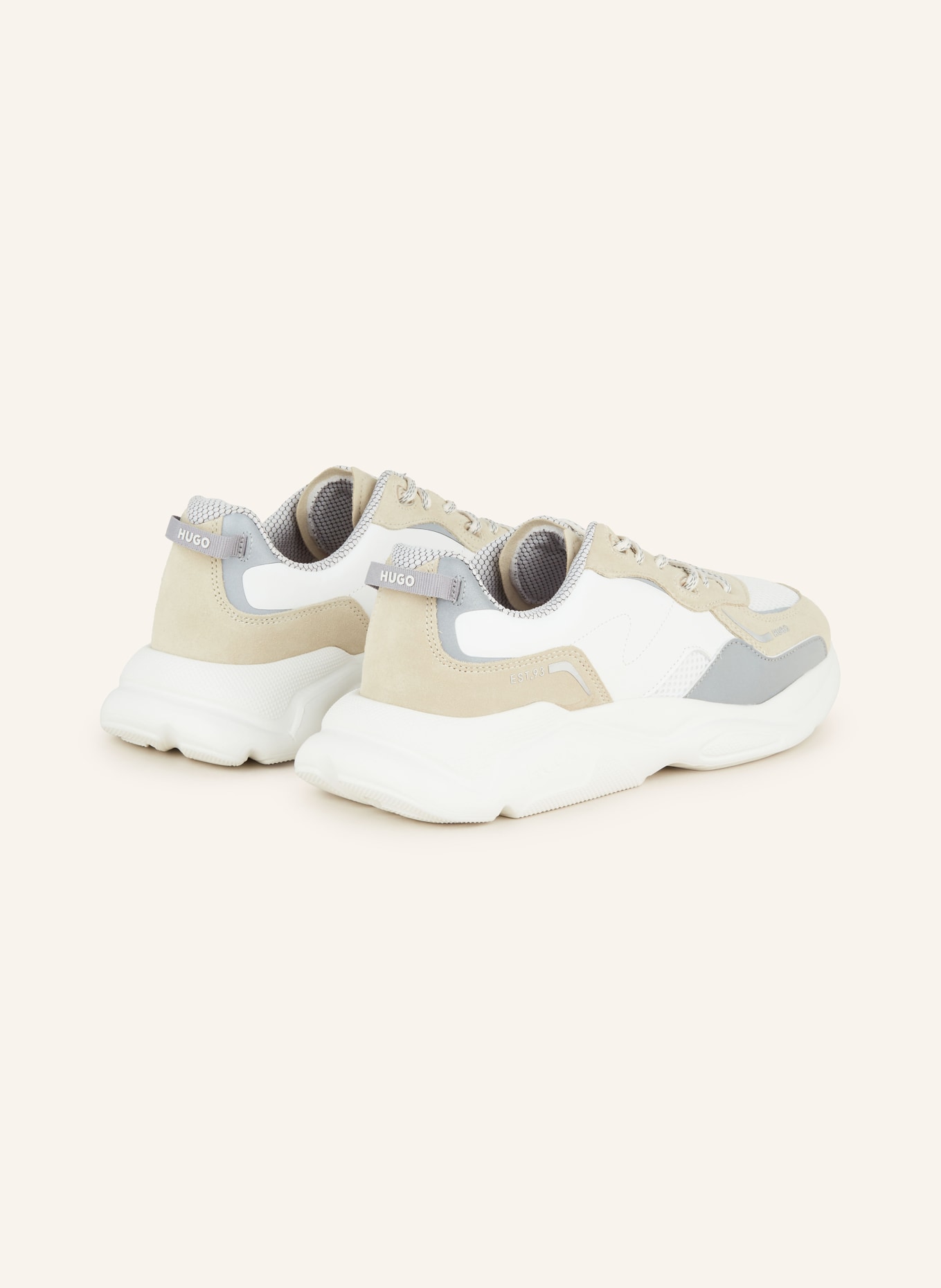 HUGO Sneakers LEON, Color: WHITE/ BEIGE (Image 2)