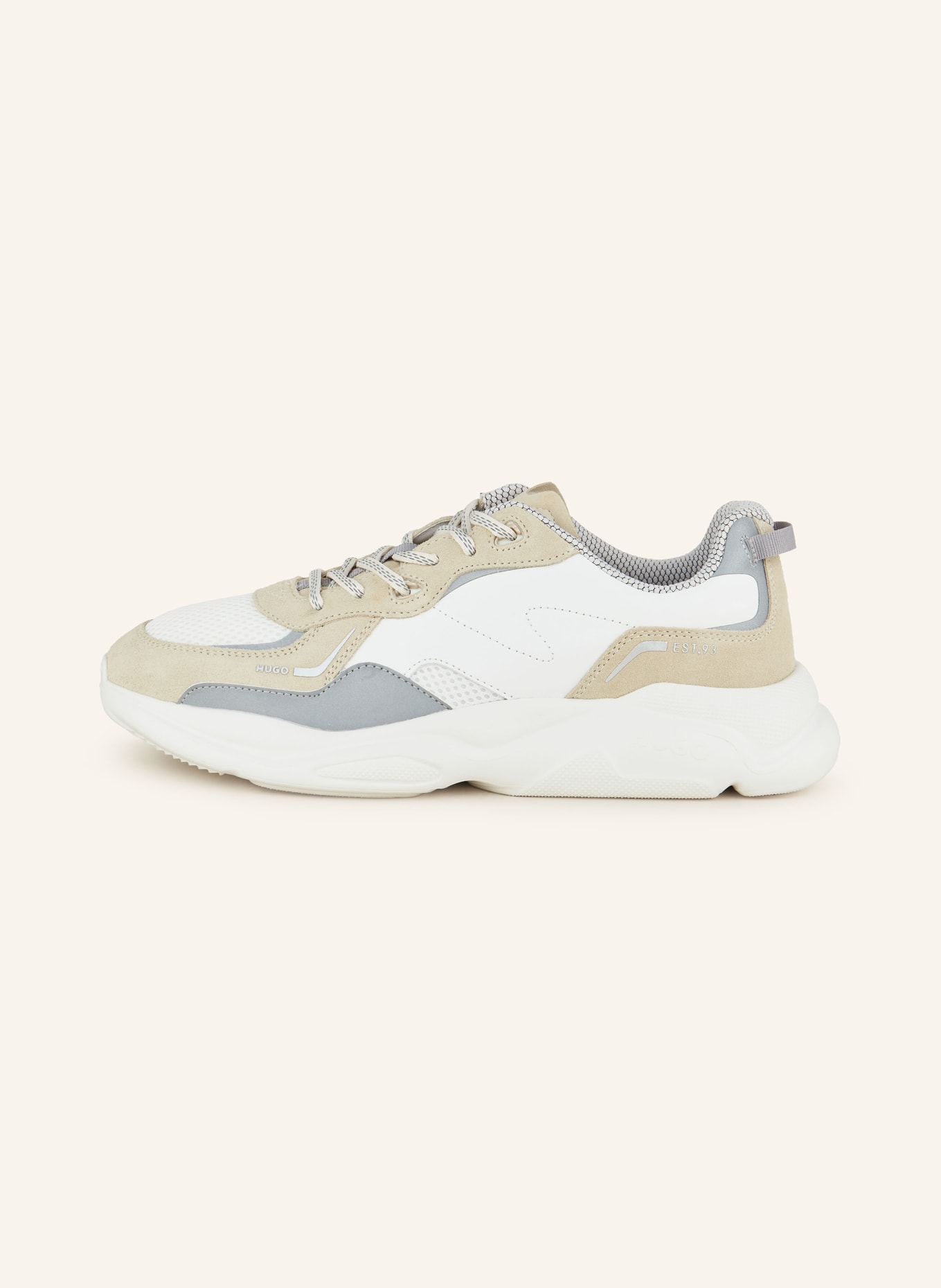 HUGO Sneakers LEON, Color: WHITE/ BEIGE (Image 4)