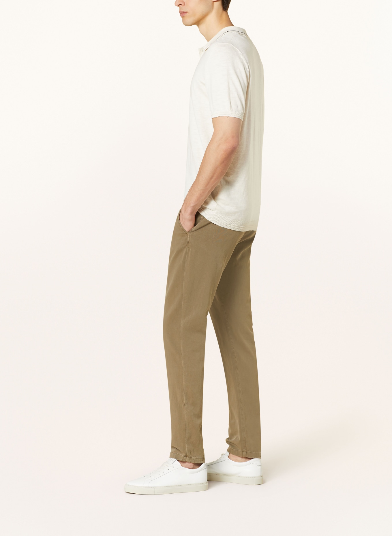 JOOP! JEANS Chino kalhoty MAXTON Modern Fit, Barva: KHAKI (Obrázek 4)