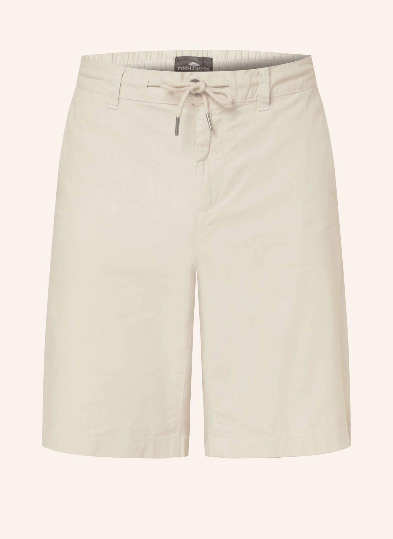 FYNCH-HATTON Shorts COLI mit Leinen, Farbe: BEIGE (Bild 1)