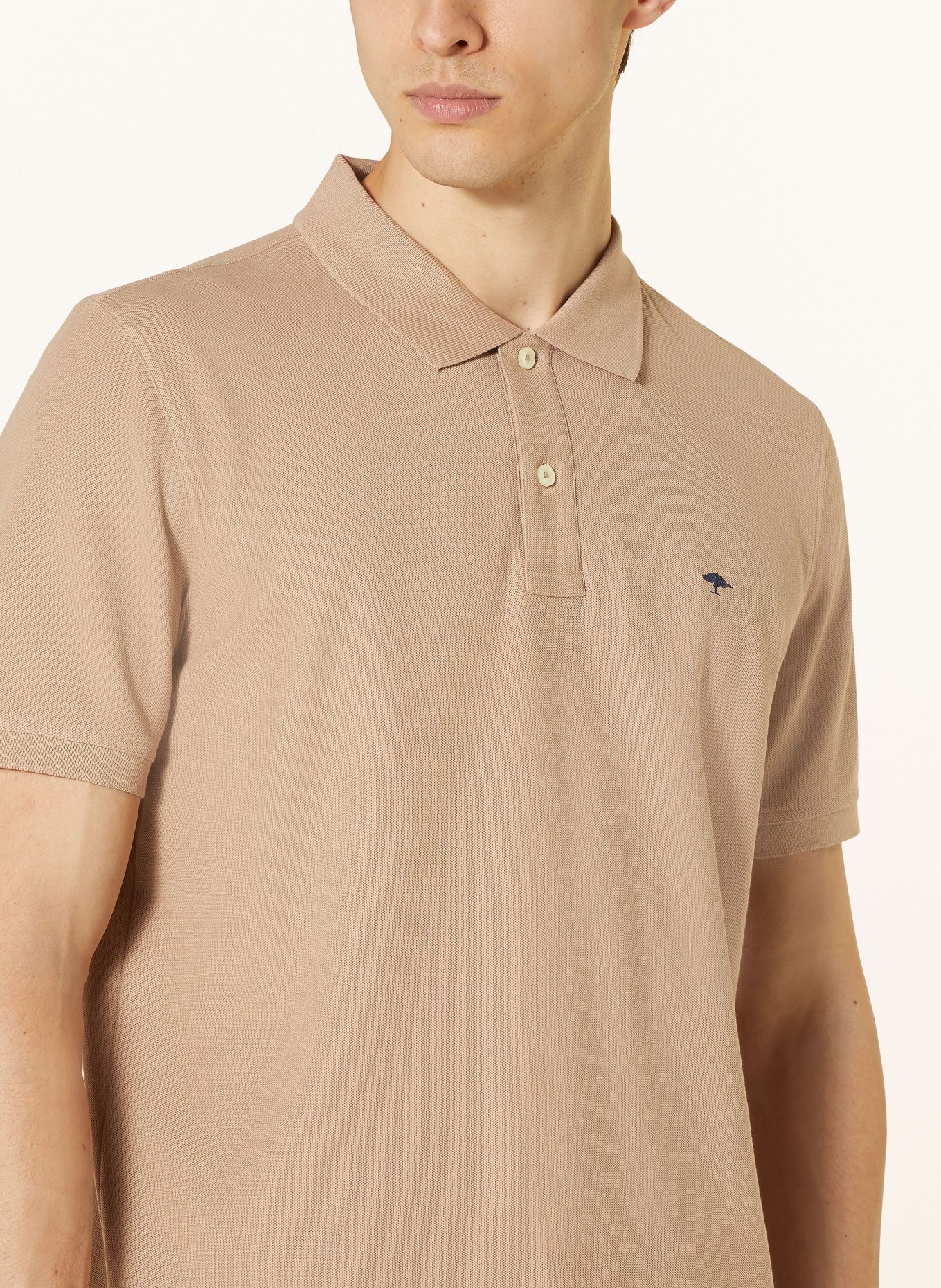 FYNCH-HATTON Piqué-Poloshirt, Farbe: BEIGE (Bild 4)