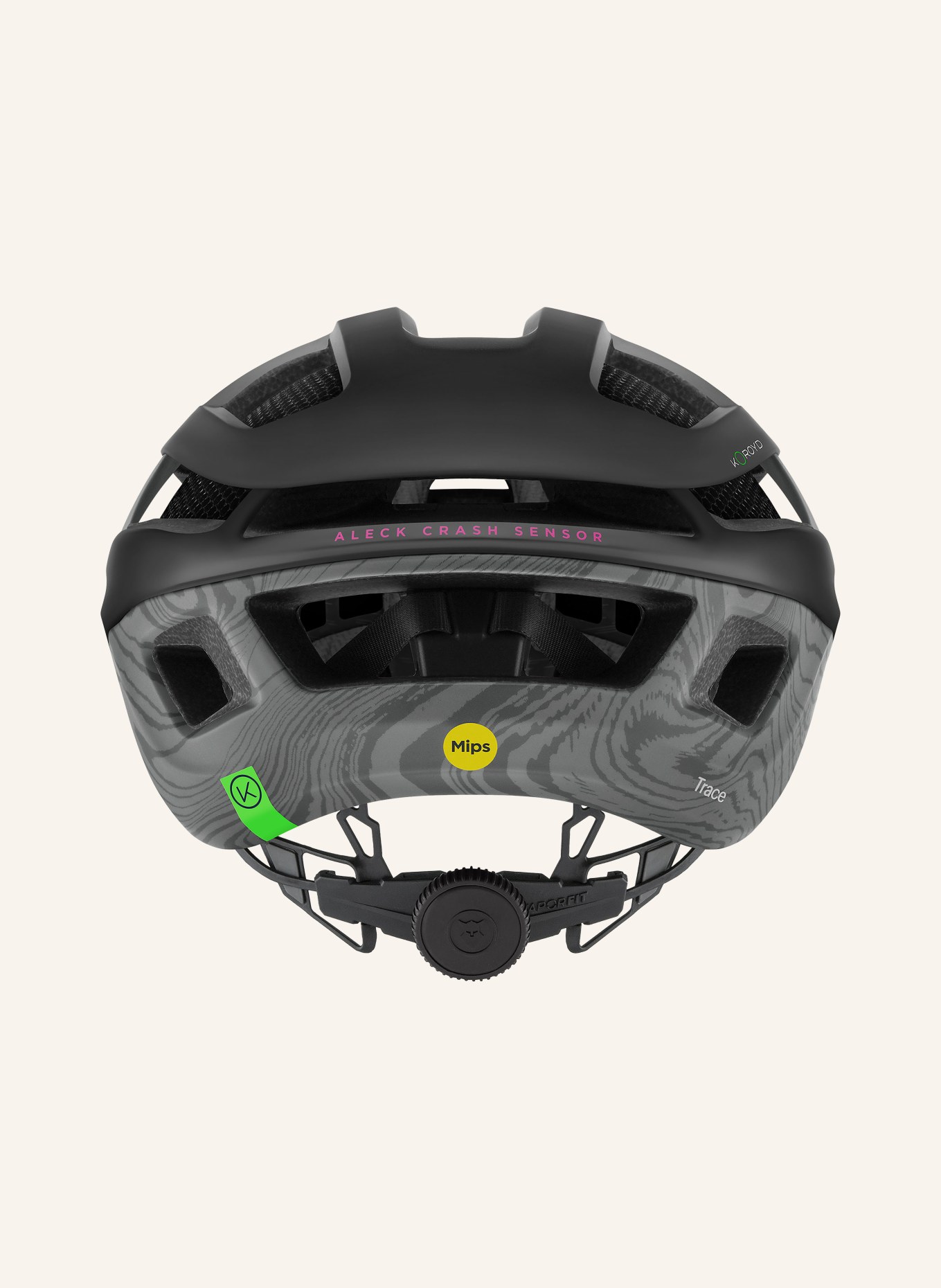 SMITH Cycling helmet TRACE MIPS, Color: BLACK/ GRAY (Image 2)