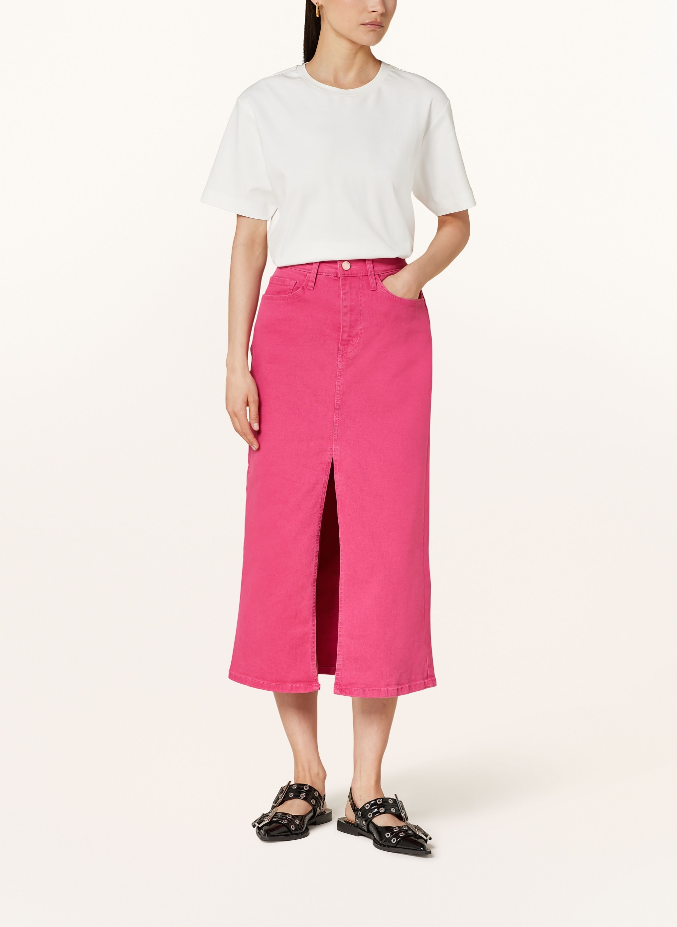 FABIENNE CHAPOT Denim skirt CARLYNE, Color: 7321 Hot Pink (Image 2)