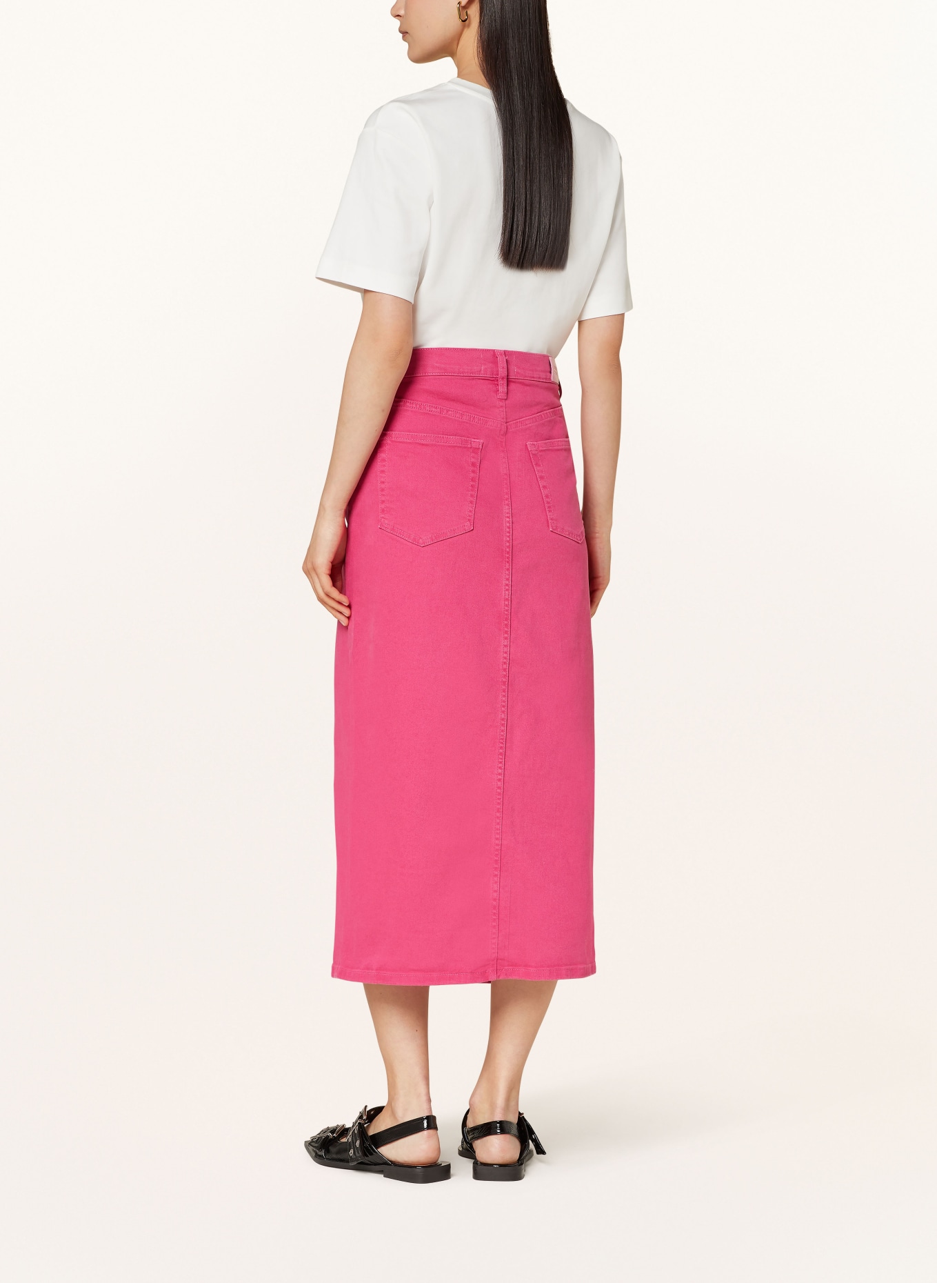 FABIENNE CHAPOT Denim skirt CARLYNE, Color: 7321 Hot Pink (Image 3)
