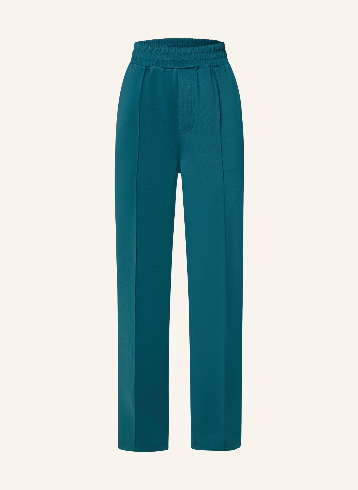 COLOURFUL REBEL Žerzejové kalhoty JIBY, Barva: PETROLEJOVÁ (Obrázek 1)