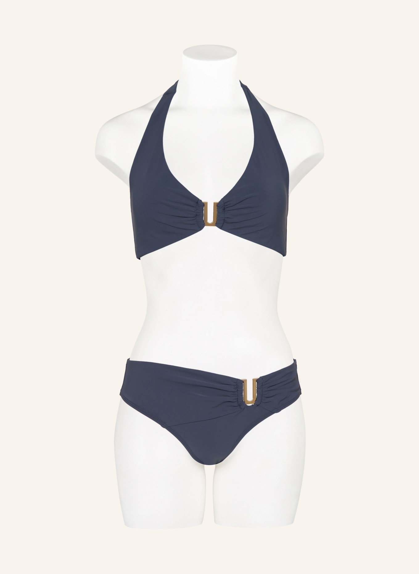 JETS Australia Neckholder-Bikini-Top JETSET, Farbe: BLAUGRAU (Bild 2)
