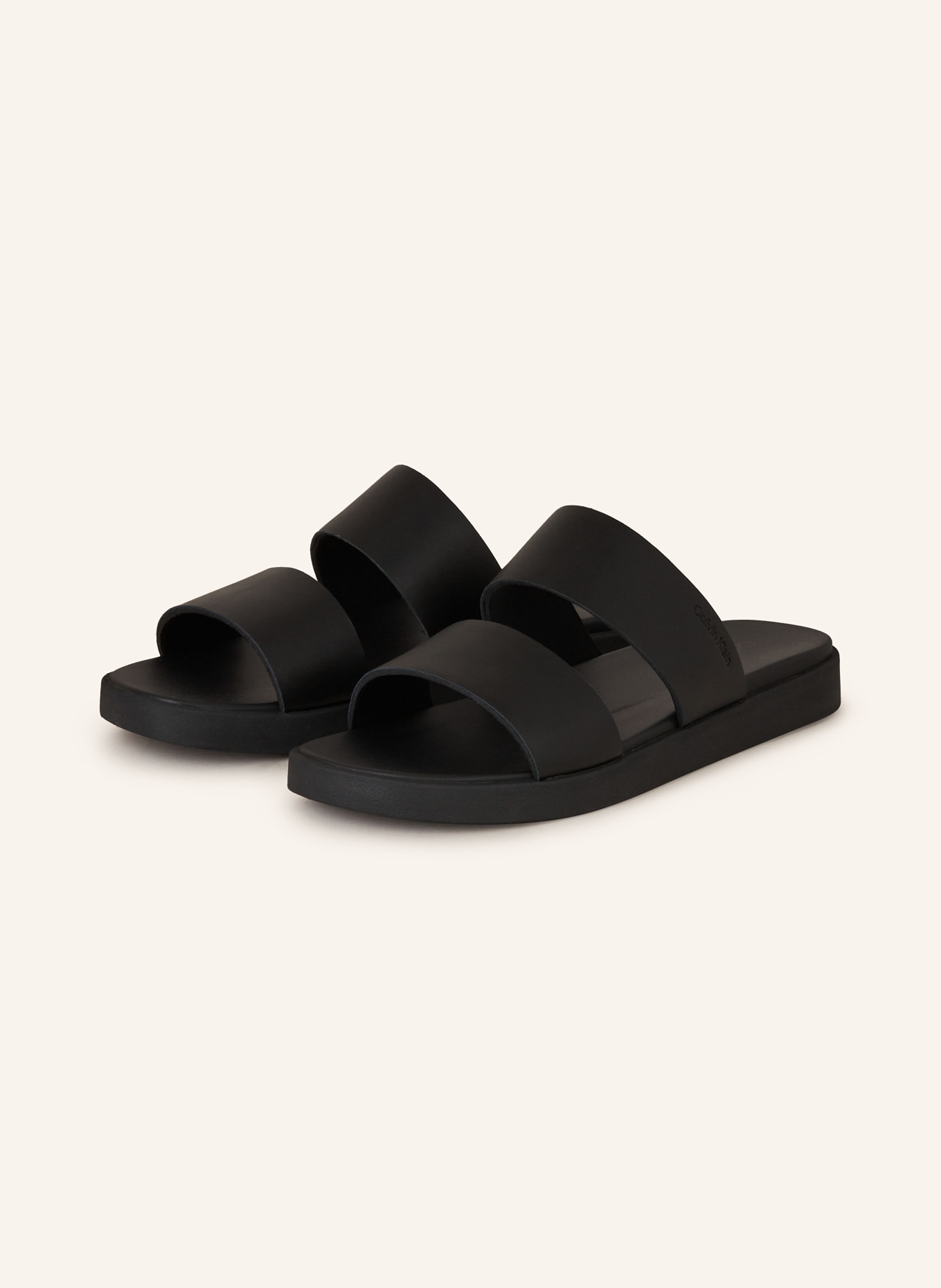 Calvin Klein Slides, Color: BLACK (Image 1)