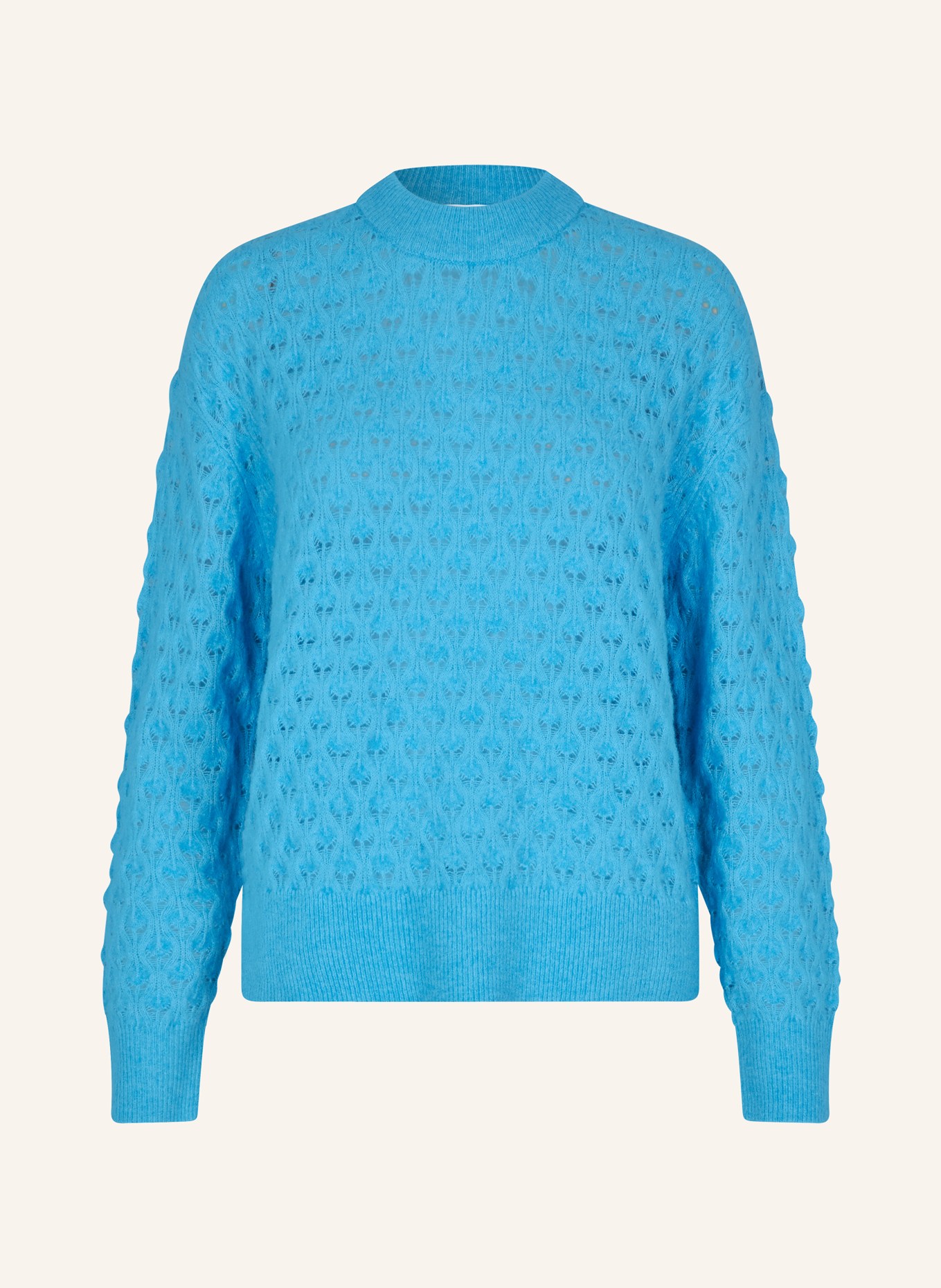 SAMSØE  SAMSØE Pullover SAANOUR mit Alpaka, Farbe: BLAU (Bild 1)