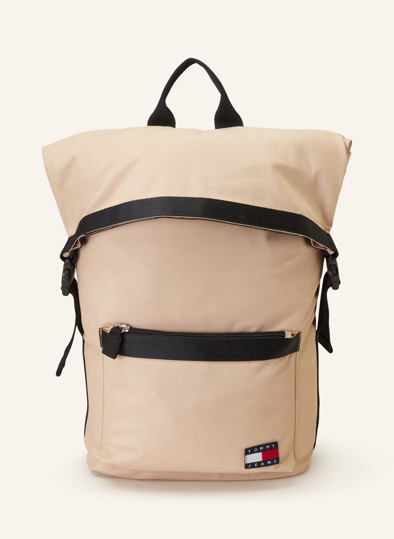 TOMMY JEANS Backpack ESSENTIAL, Color: BEIGE/ BLACK (Image 1)
