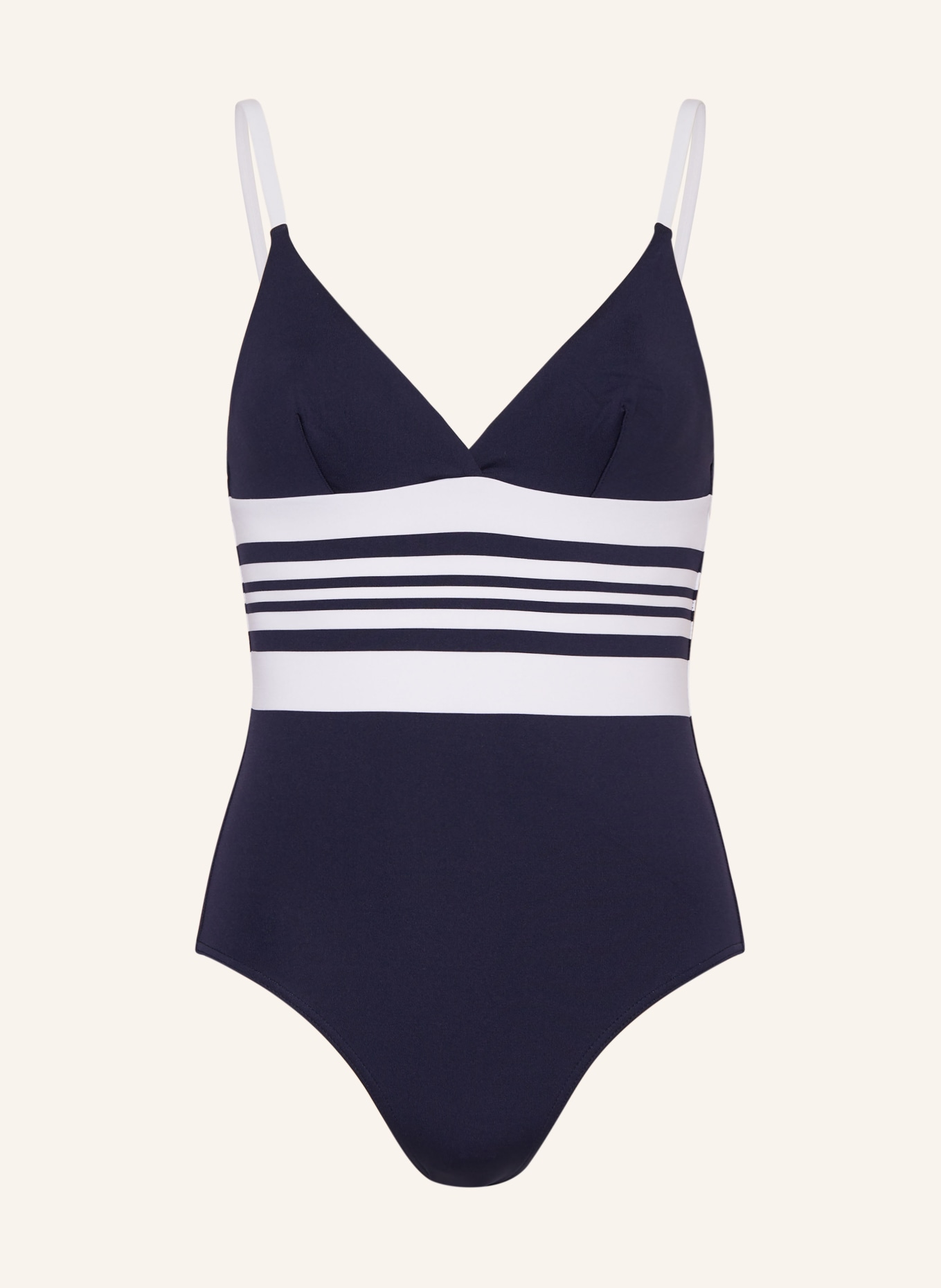 IODUS Swimsuit CASSIOPEE, Color: DARK BLUE/ WHITE (Image 1)