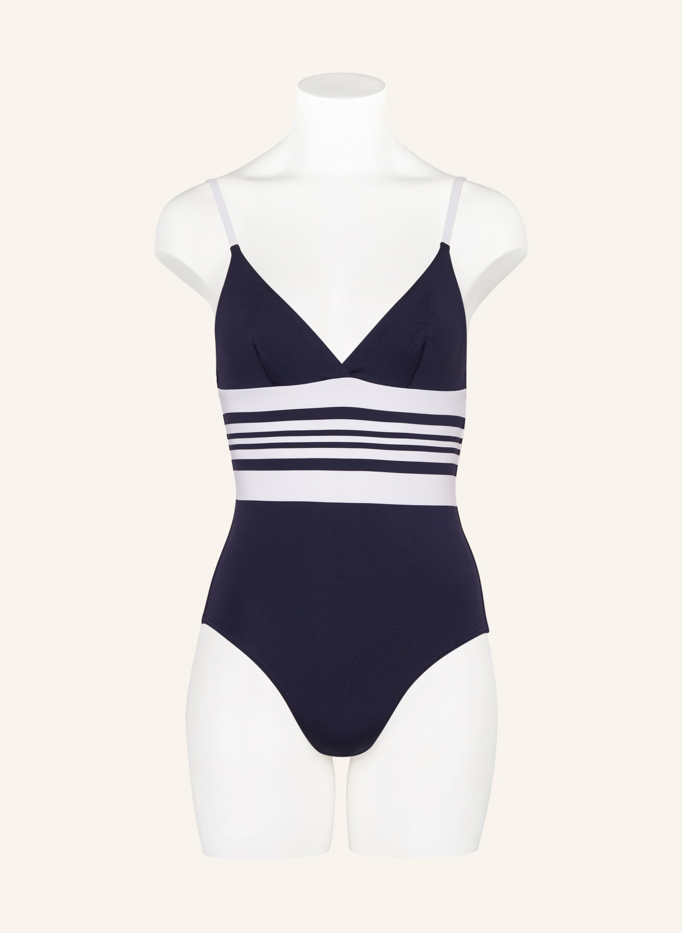IODUS Swimsuit CASSIOPEE, Color: DARK BLUE/ WHITE (Image 2)