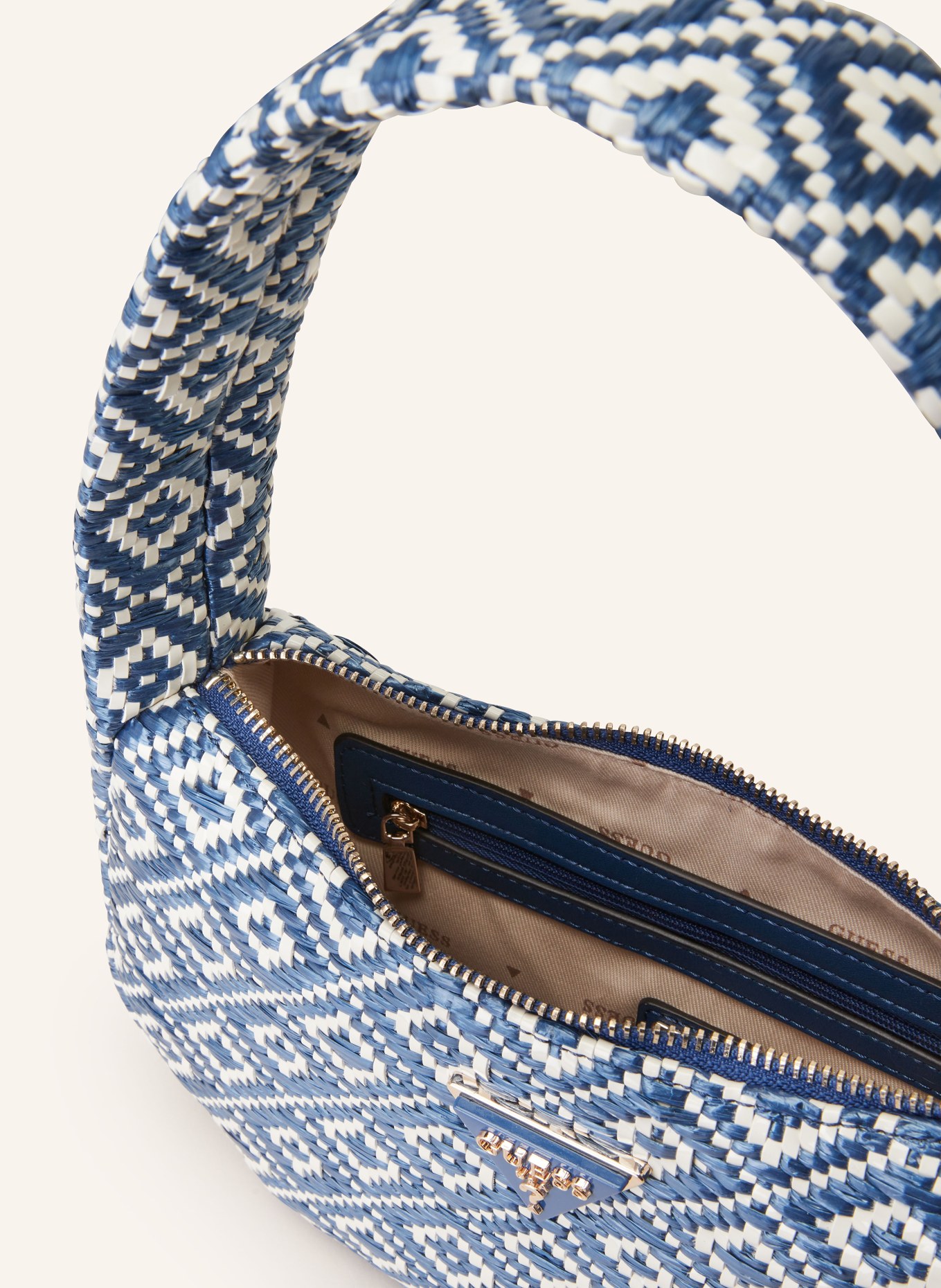 GUESS Handbag RIANEE, Color: BLUE/ WHITE (Image 3)