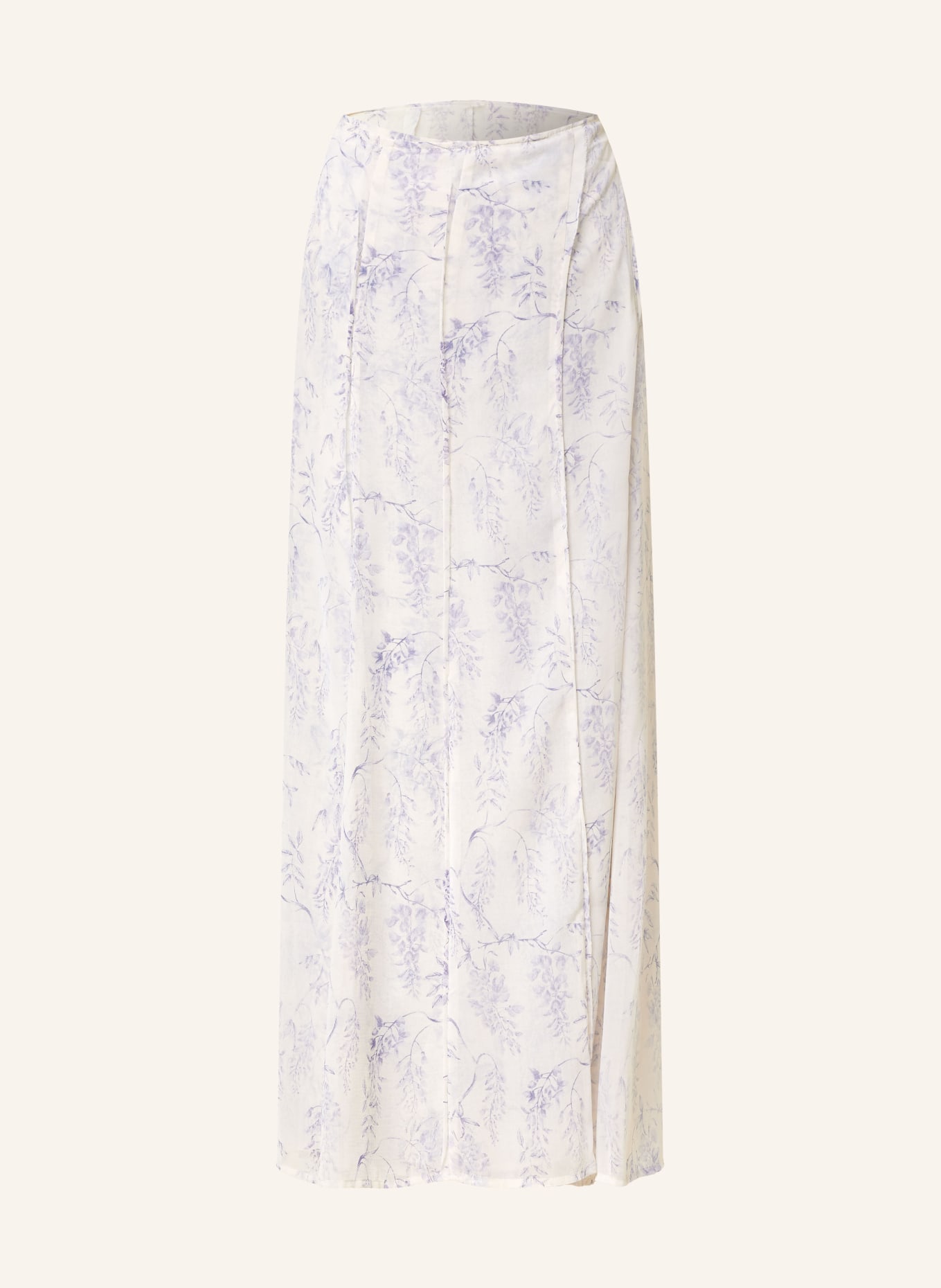 HOLZWEILER Wrap skirt IVY, Color: LIGHT ORANGE/ PURPLE (Image 1)