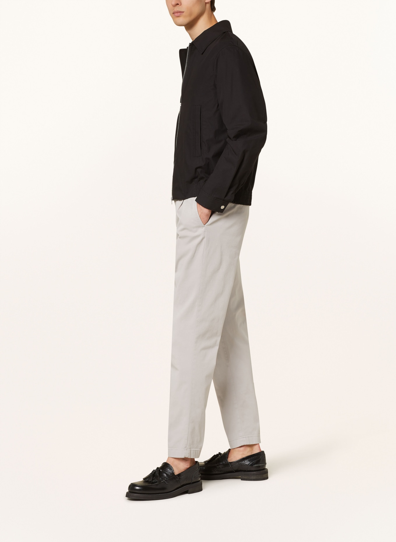 CLOSED Trousers VIGO extra slim fit, Color: 162 chalk grey (Image 4)