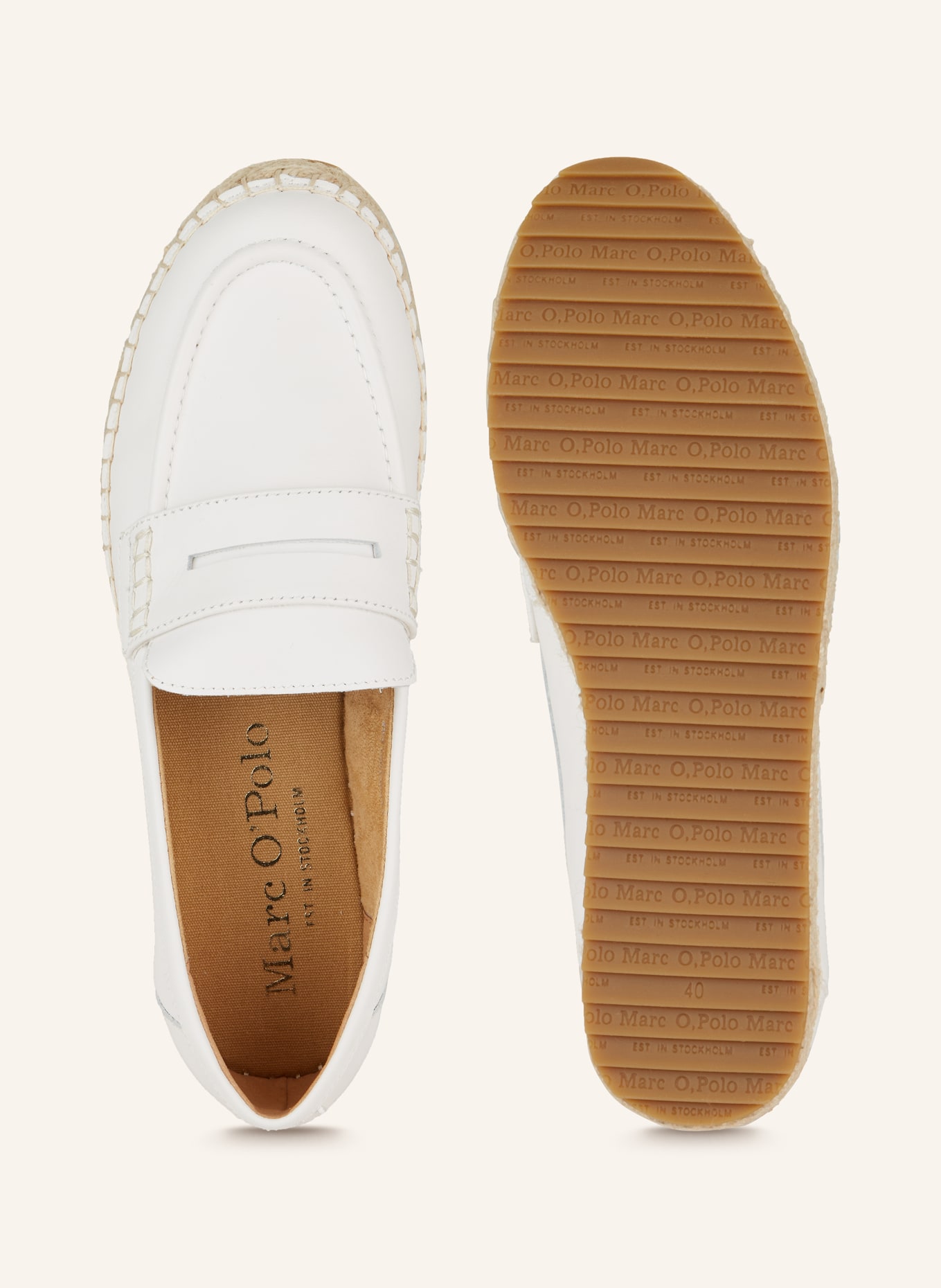 Marc O'Polo Penny-Loafer, Farbe: WEISS (Bild 5)
