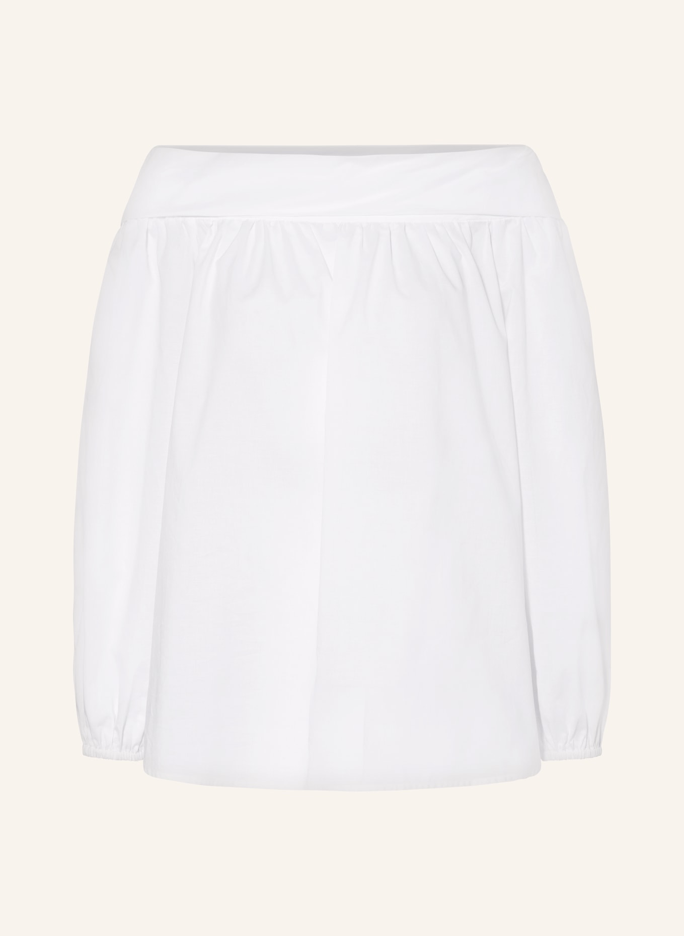 van Laack Off-the-shoulder shirt blouse GALE, Color: WHITE (Image 1)