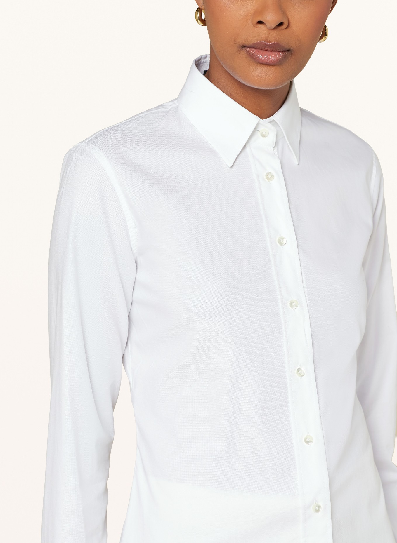 van Laack Shirt blouse LOAS, Color: WHITE (Image 4)