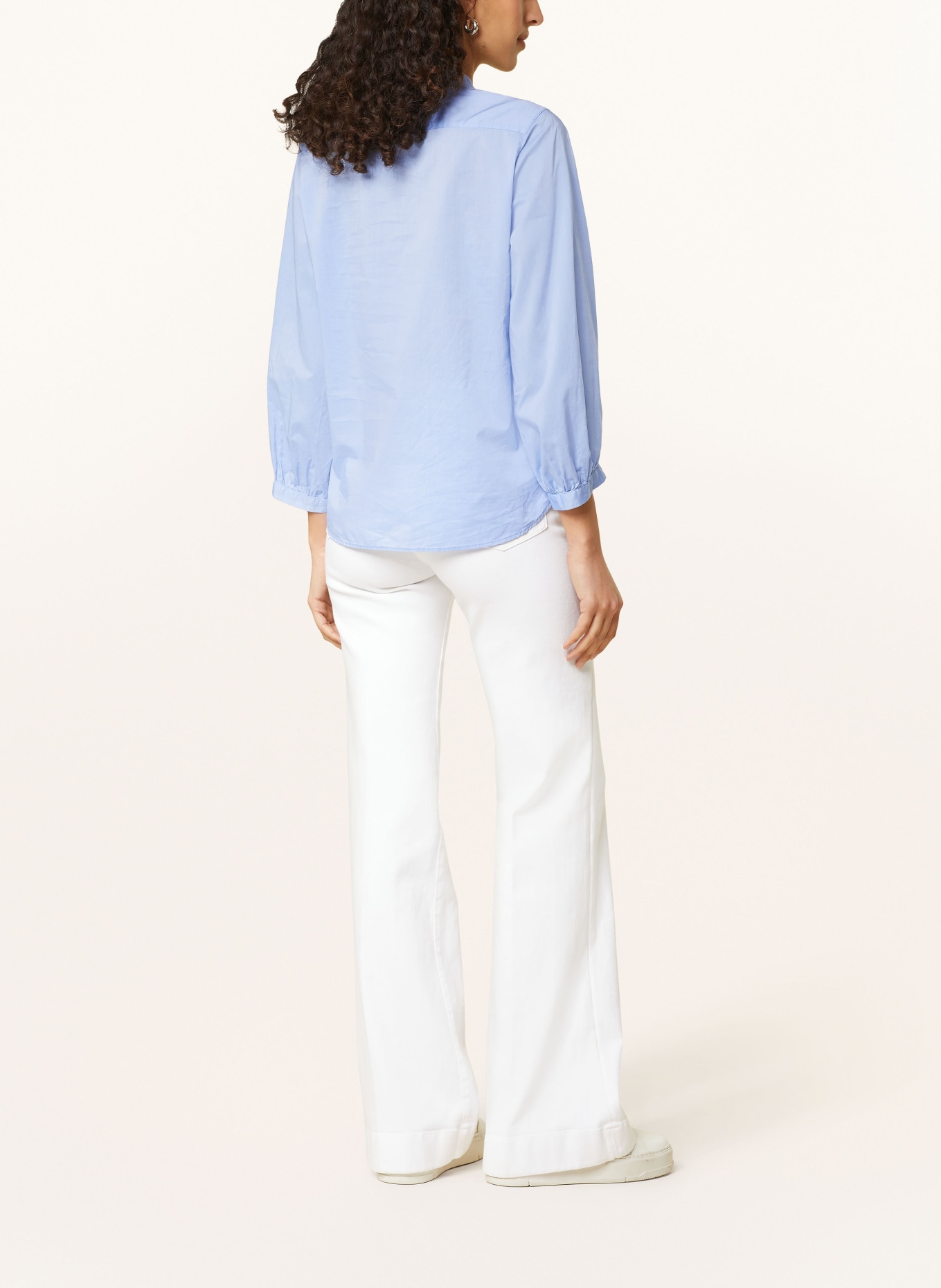 van Laack Shirt blouse ESMA with 3/4 sleeves, Color: LIGHT BLUE (Image 3)