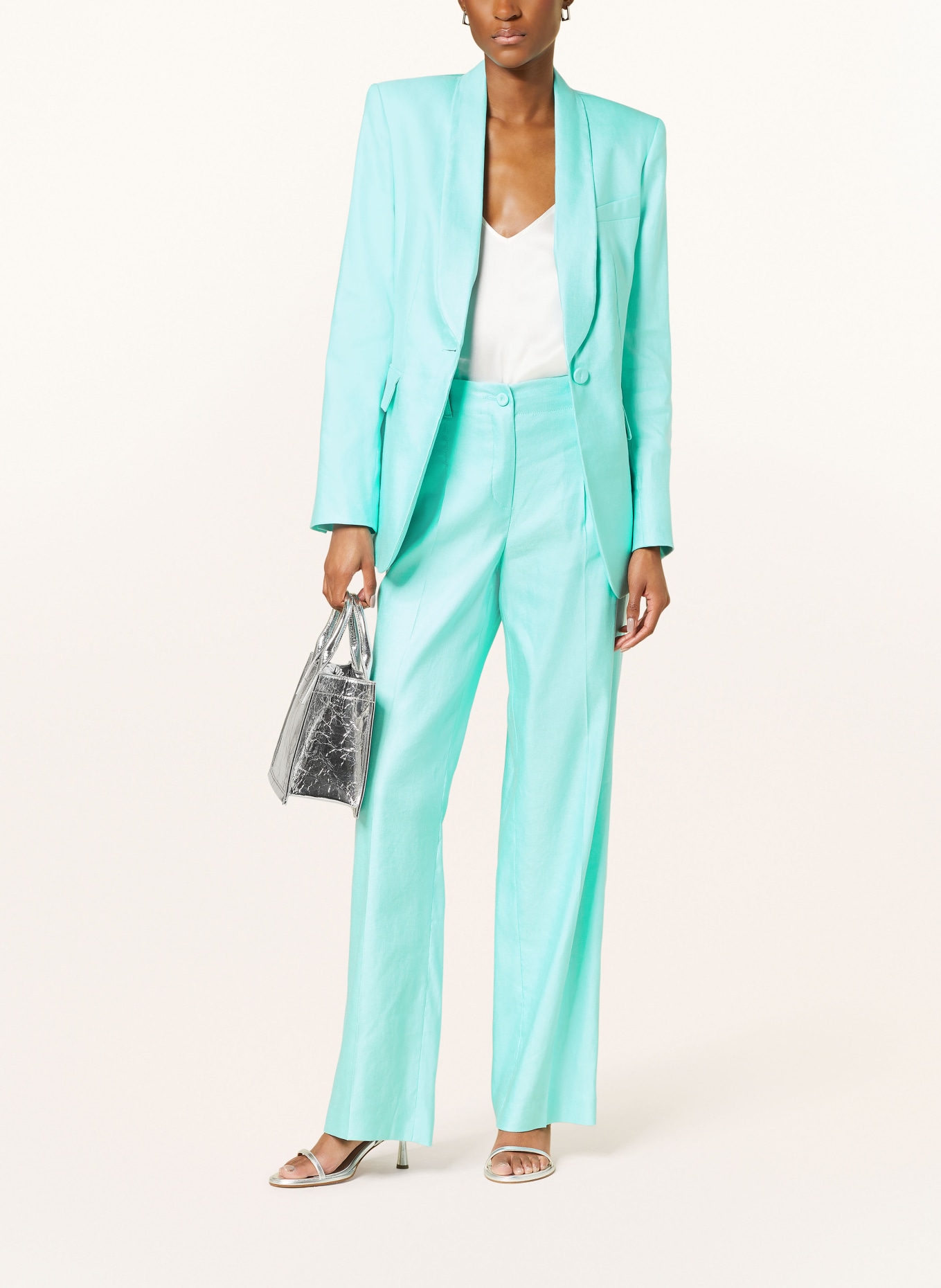 RIANI Blazer with linen, Color: TURQUOISE (Image 2)