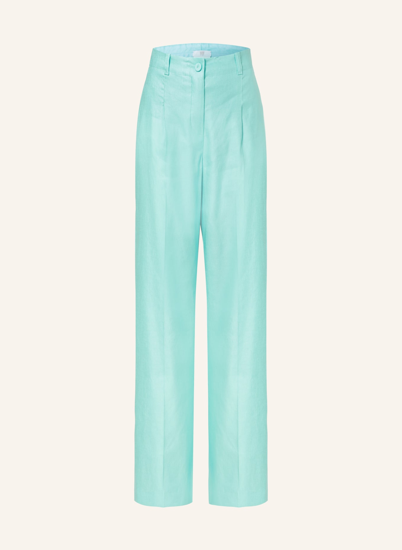 RIANI Wide leg trousers with linen, Color: TURQUOISE (Image 1)