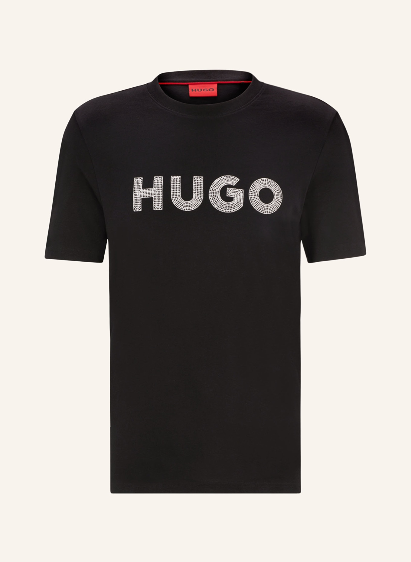 HUGO T-shirt DROCHET, Color: BLACK (Image 1)