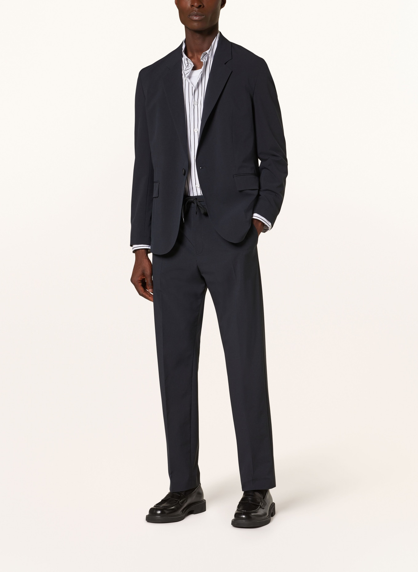 HUGO Suit trousers TEAGAN regular fit, Color: 405 DARK BLUE (Image 2)