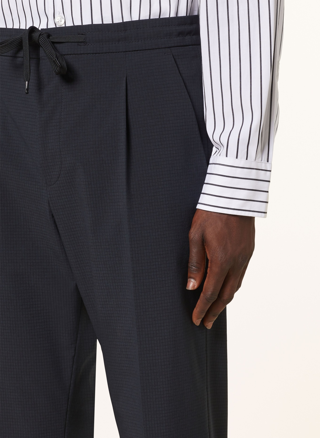 HUGO Suit trousers TEAGAN regular fit, Color: 405 DARK BLUE (Image 6)