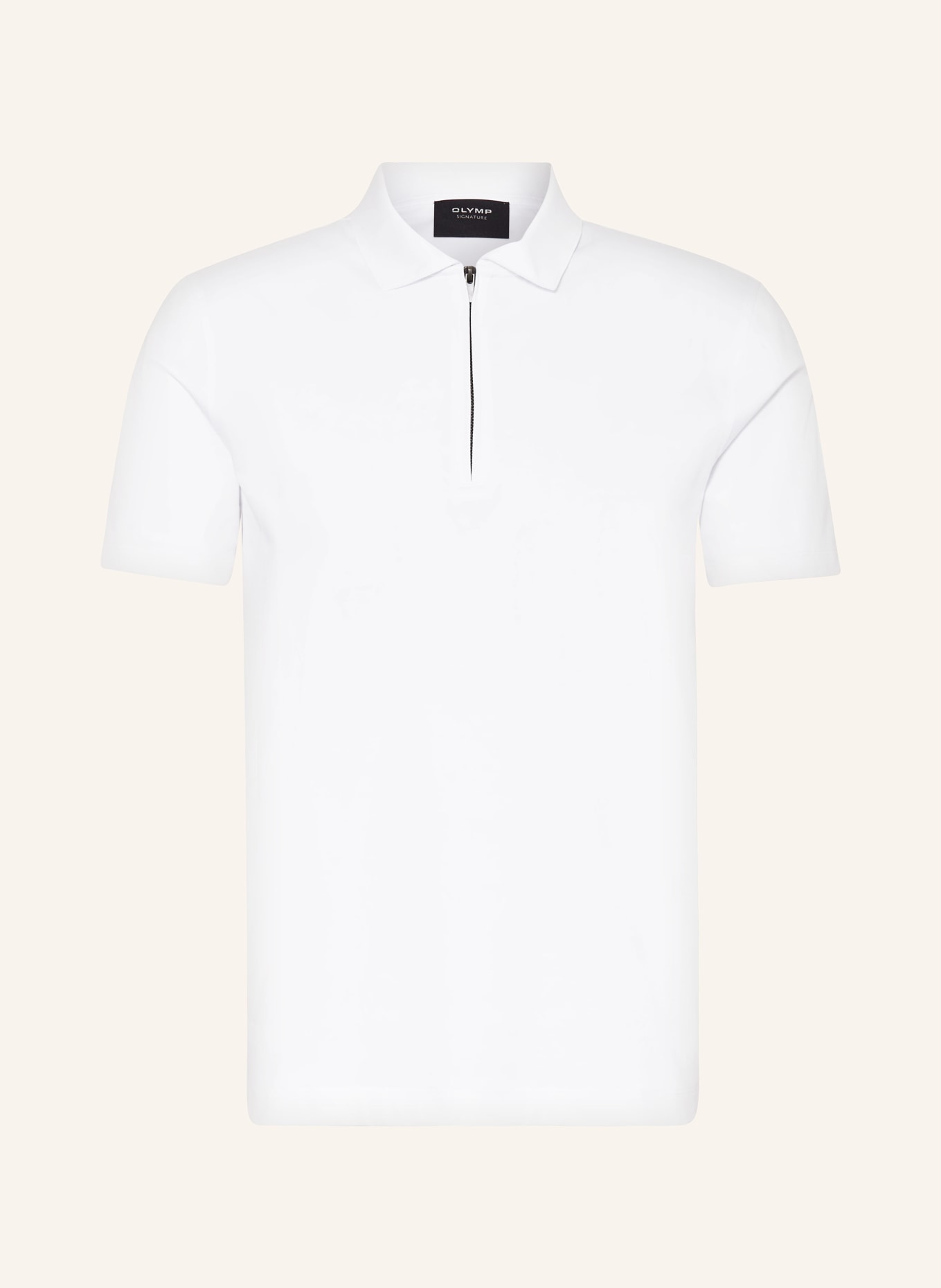 OLYMP SIGNATURE Jersey-Poloshirt casual fit, Farbe: WEISS (Bild 1)