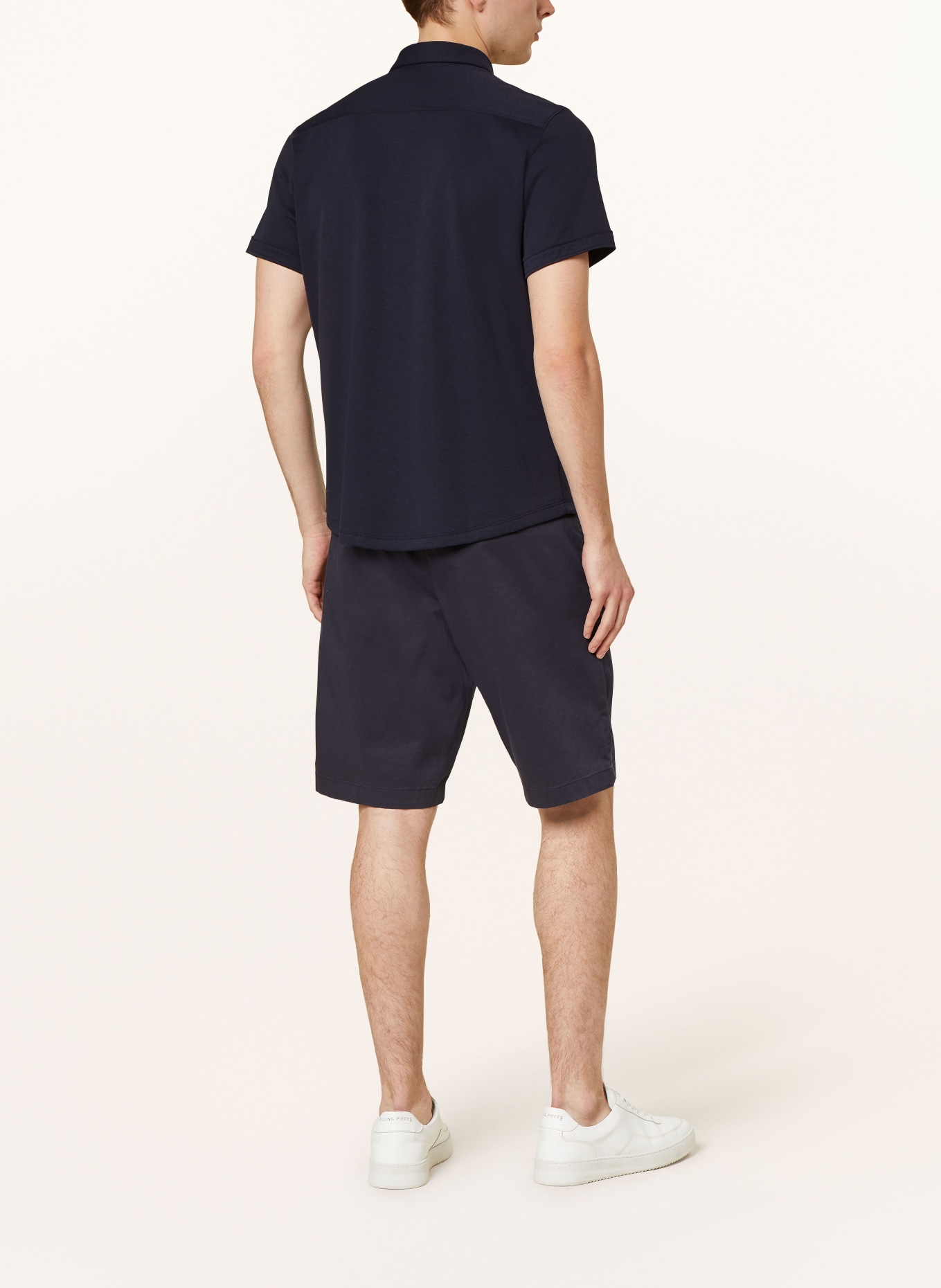 RAGMAN Short sleeve shirt modern fit, Color: DARK BLUE (Image 3)