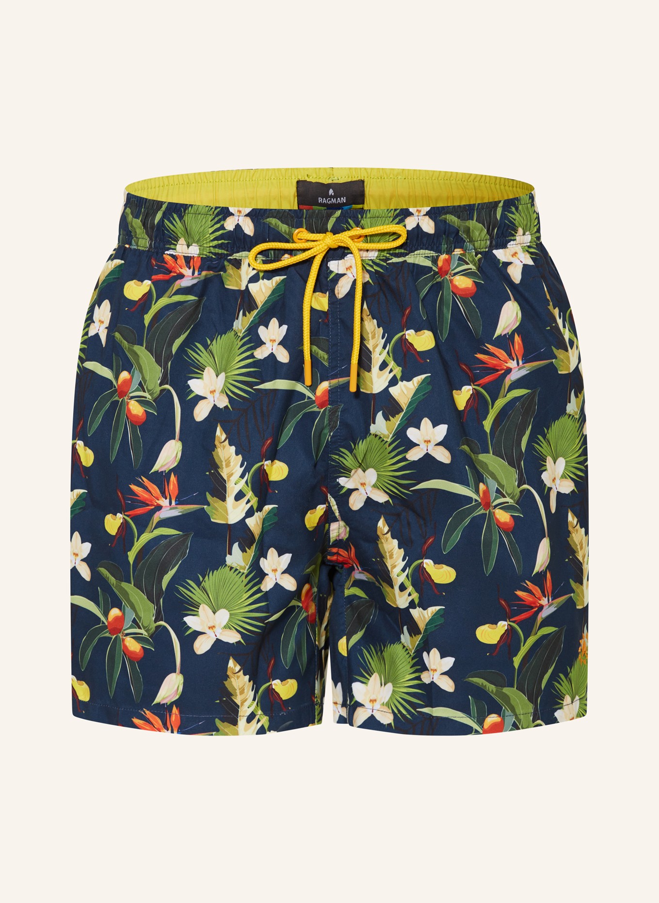 RAGMAN Swim shorts, Color: YELLOW/ BLUE (Image 1)