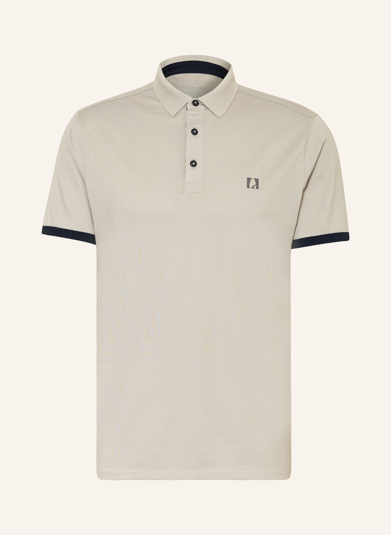 RAGMAN Piqué-Poloshirt Modern Fit, Farbe: BEIGE (Bild 1)