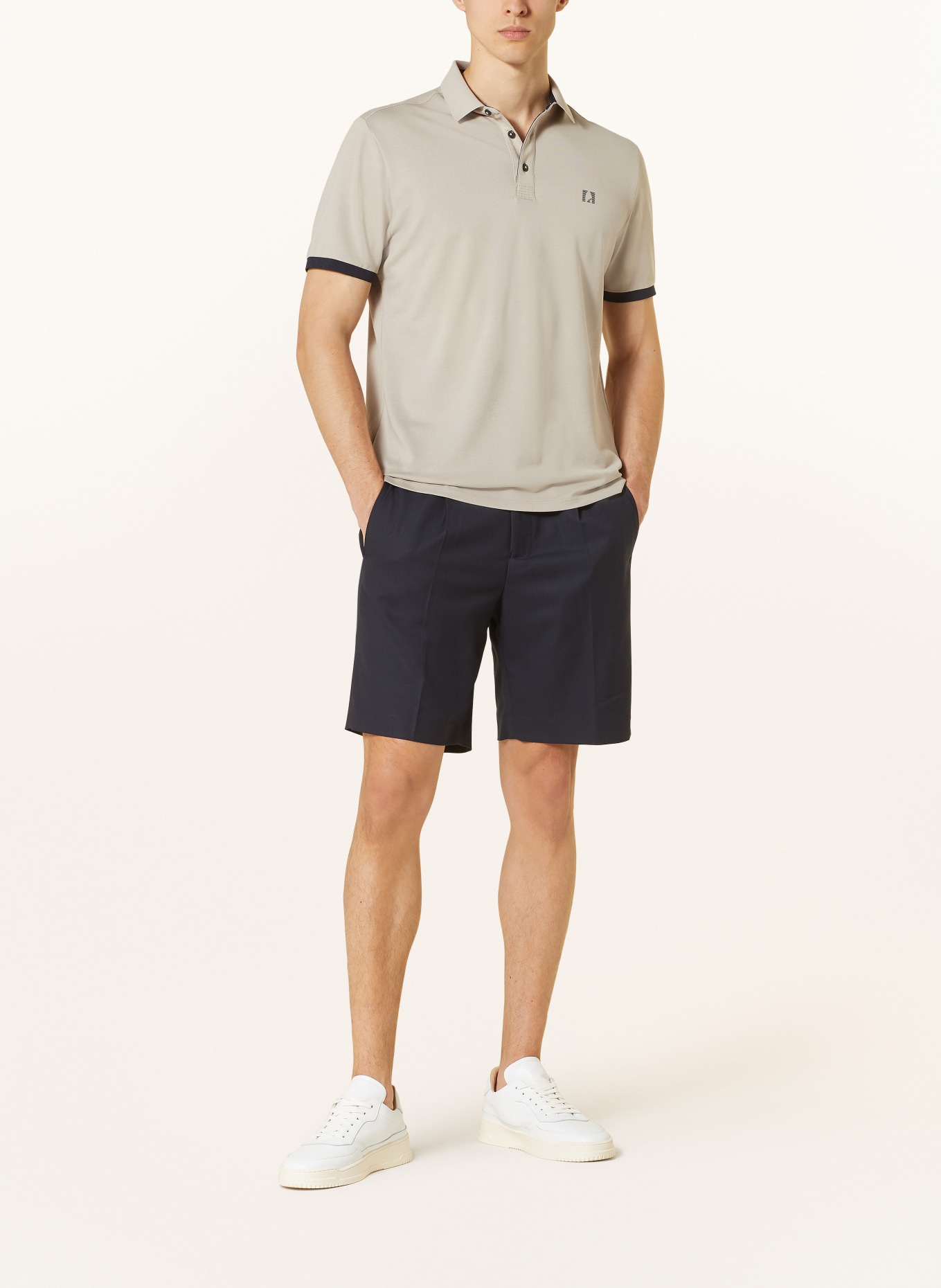 RAGMAN Piqué-Poloshirt Modern Fit, Farbe: BEIGE (Bild 2)