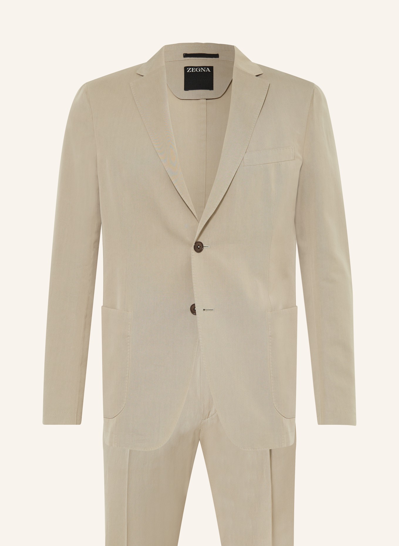 ZEGNA Suit slim fit, Color: CREAM (Image 1)