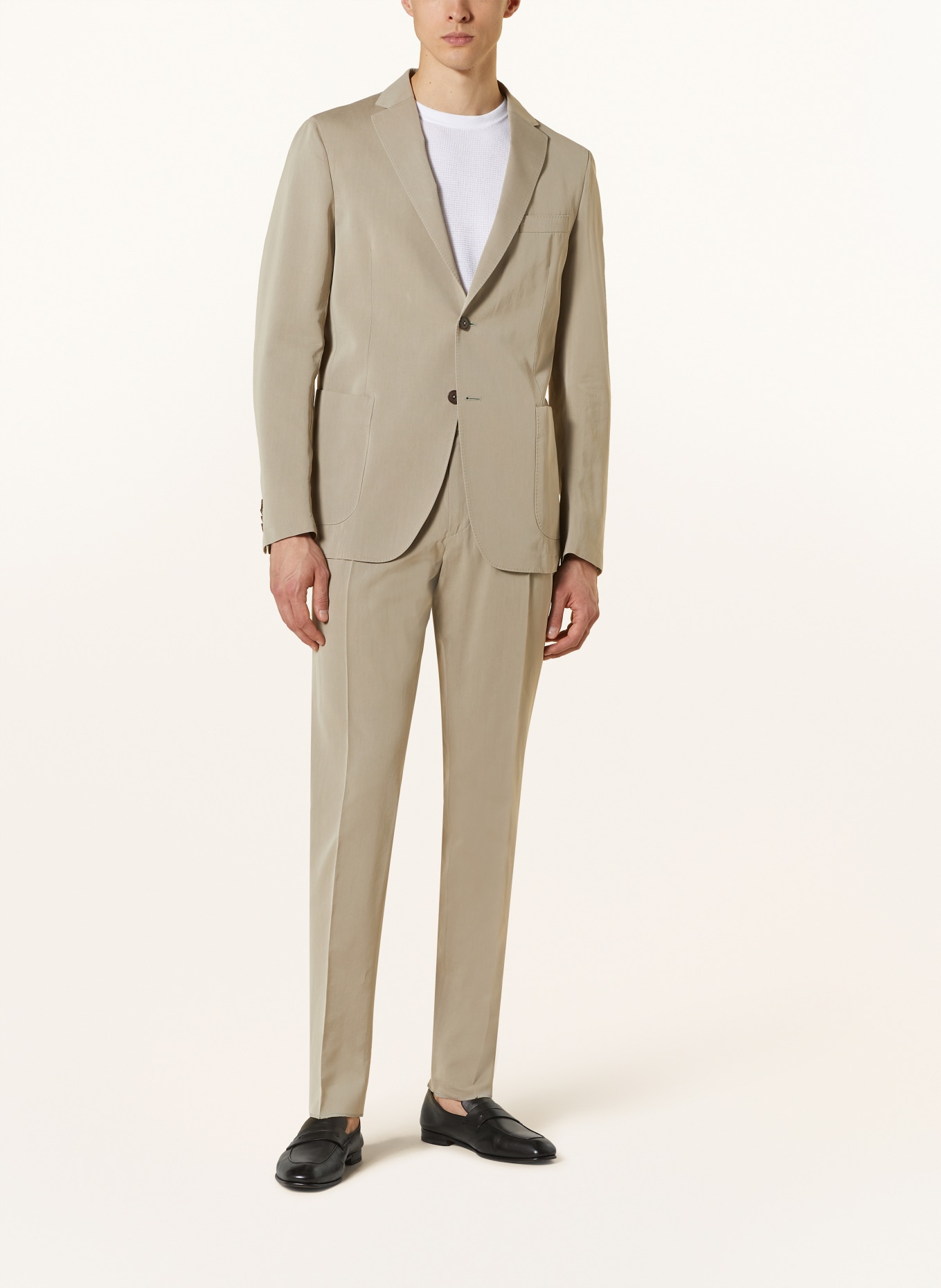 ZEGNA Anzug Slim Fit, Farbe: CREME (Bild 2)