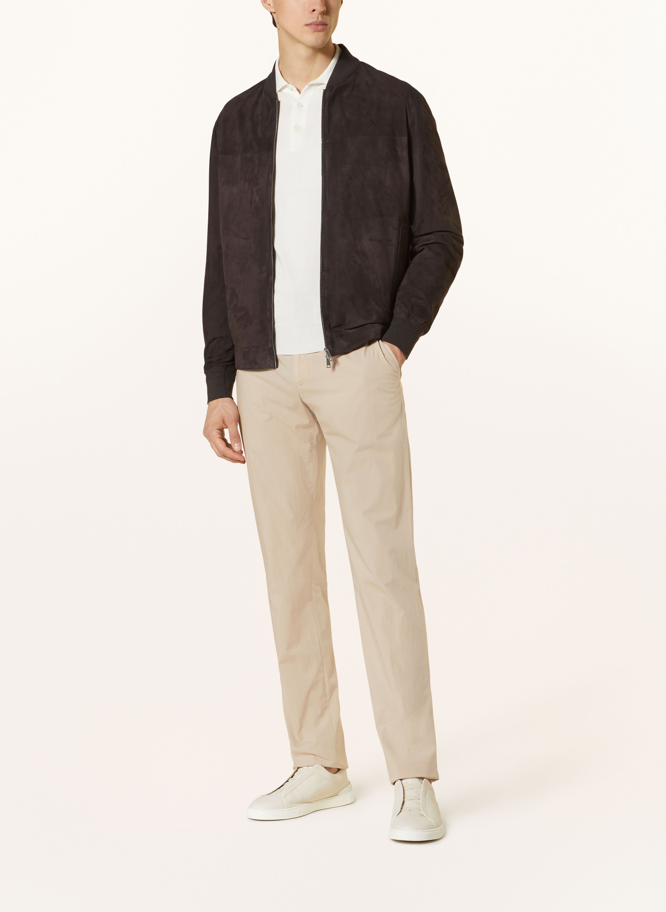 ZEGNA Trousers slim fit, Color: 136 beige (Image 2)